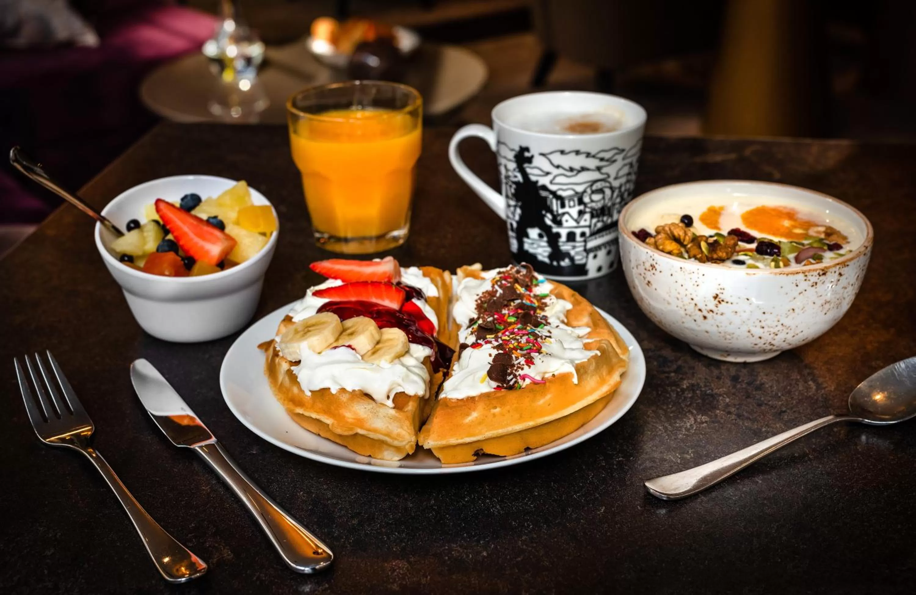 Breakfast in Leonardo Boutique Hotel Krakow Old Town