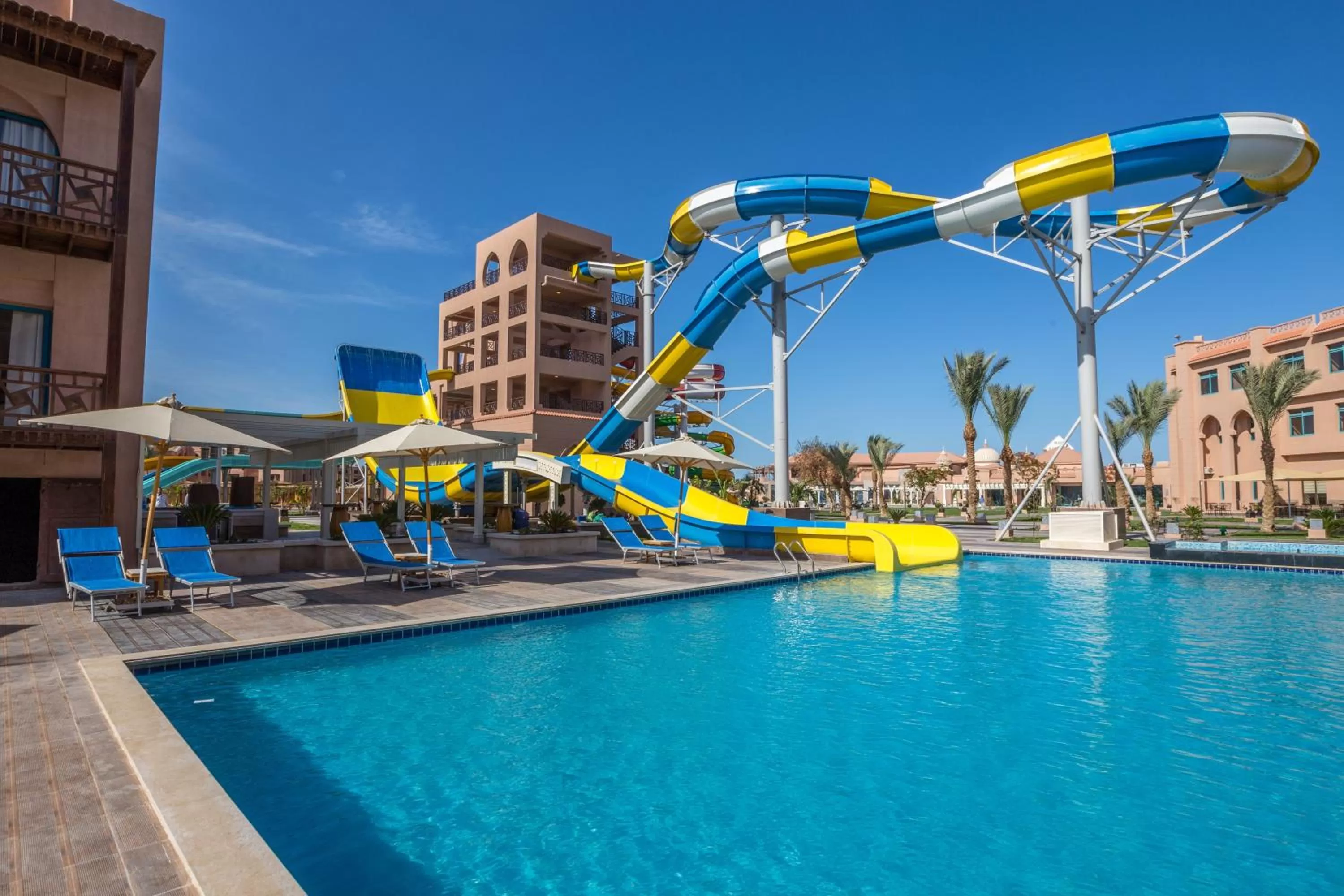 Swimming pool in Pickalbatros Aqua Park Resort - Hurghada