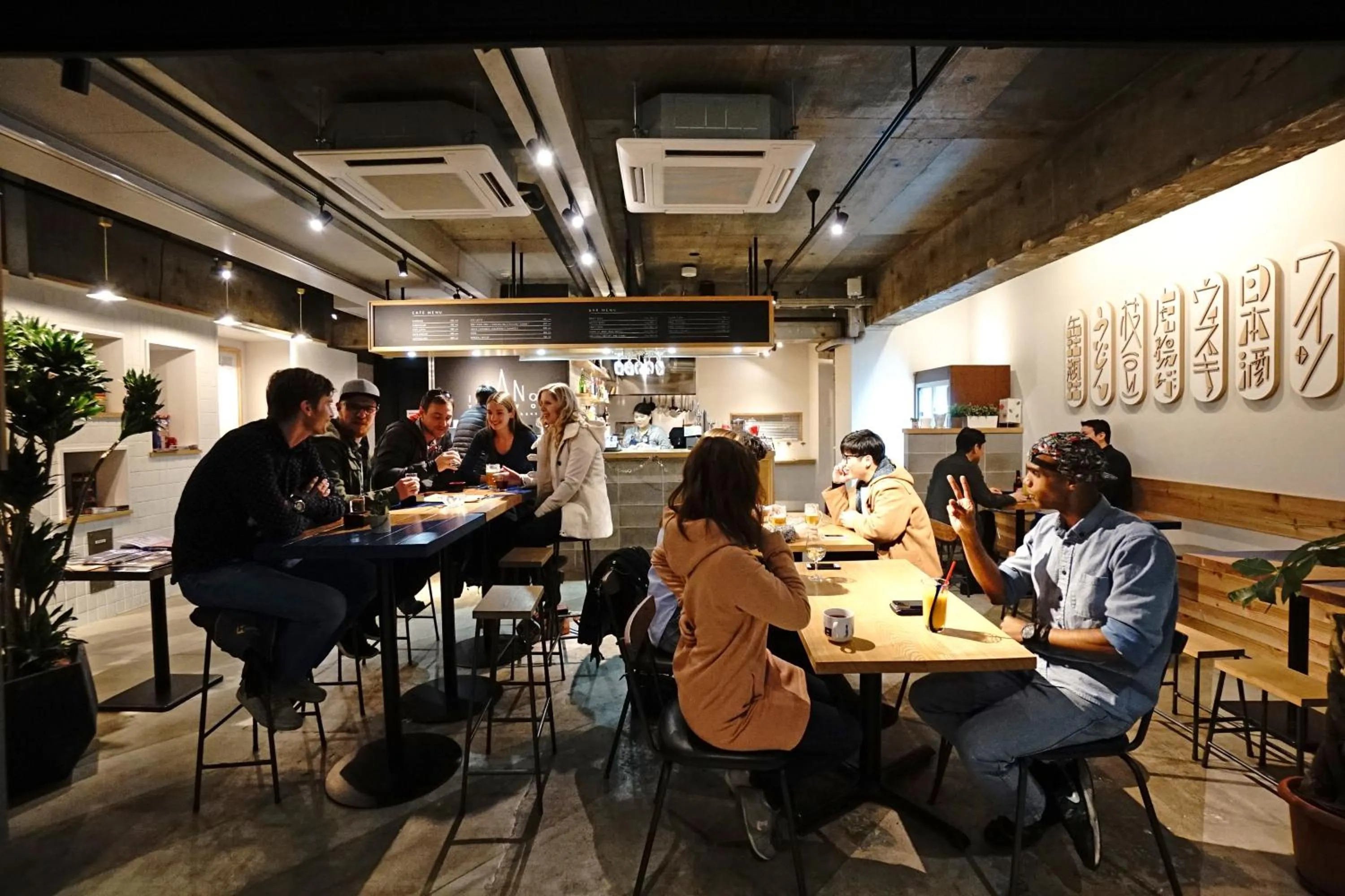 Alcoholic drinks in Imano Tokyo Hostel