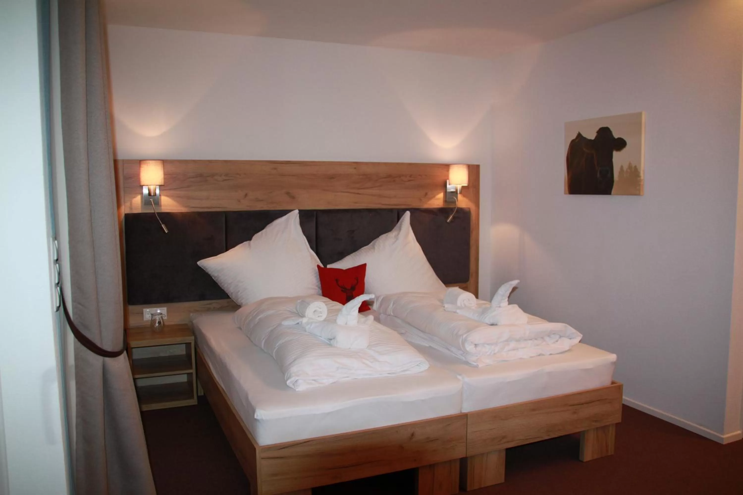 Bedroom, Bed in Landhaus Sonne