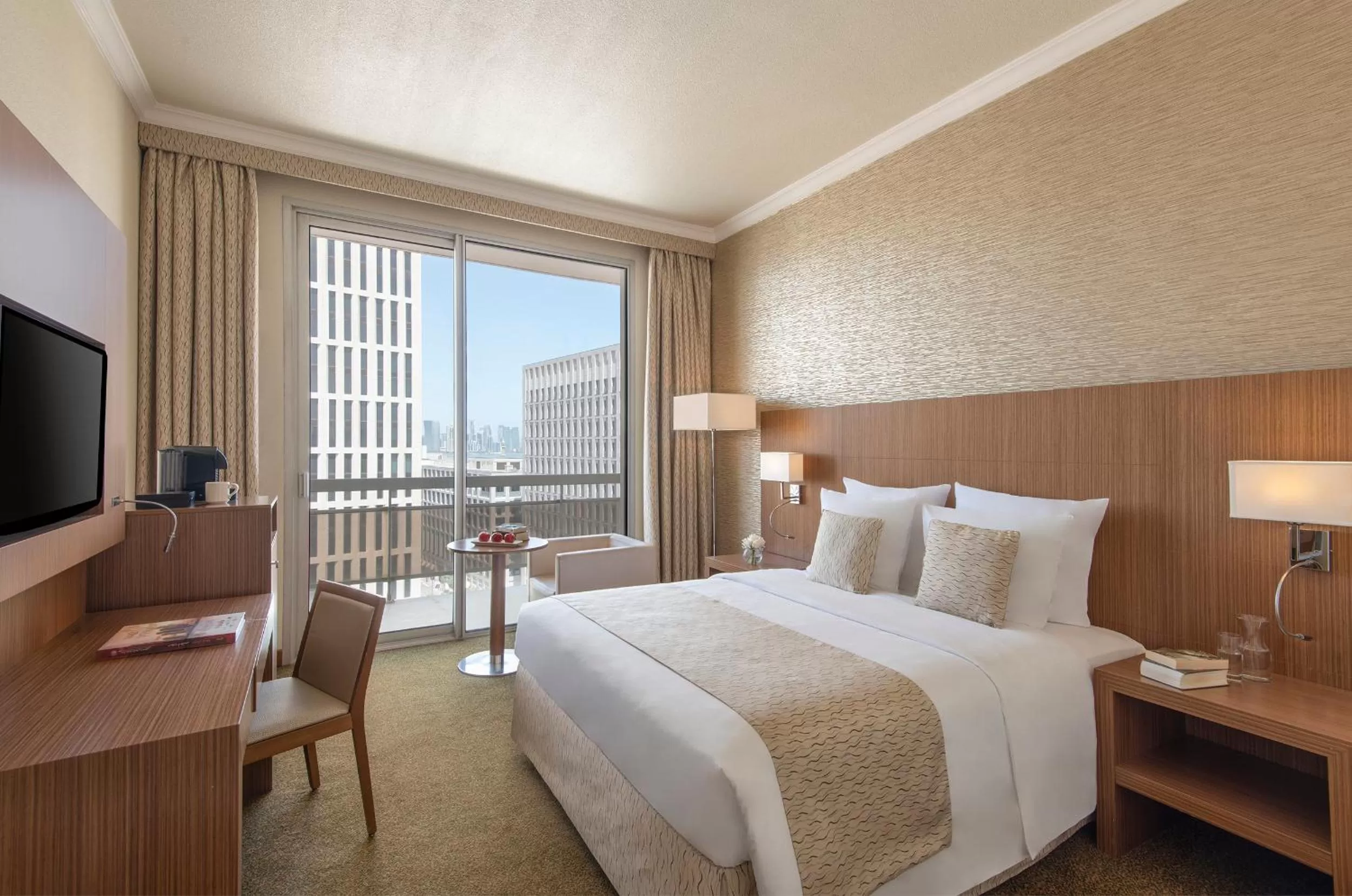 City view in M Grand Hotel Doha