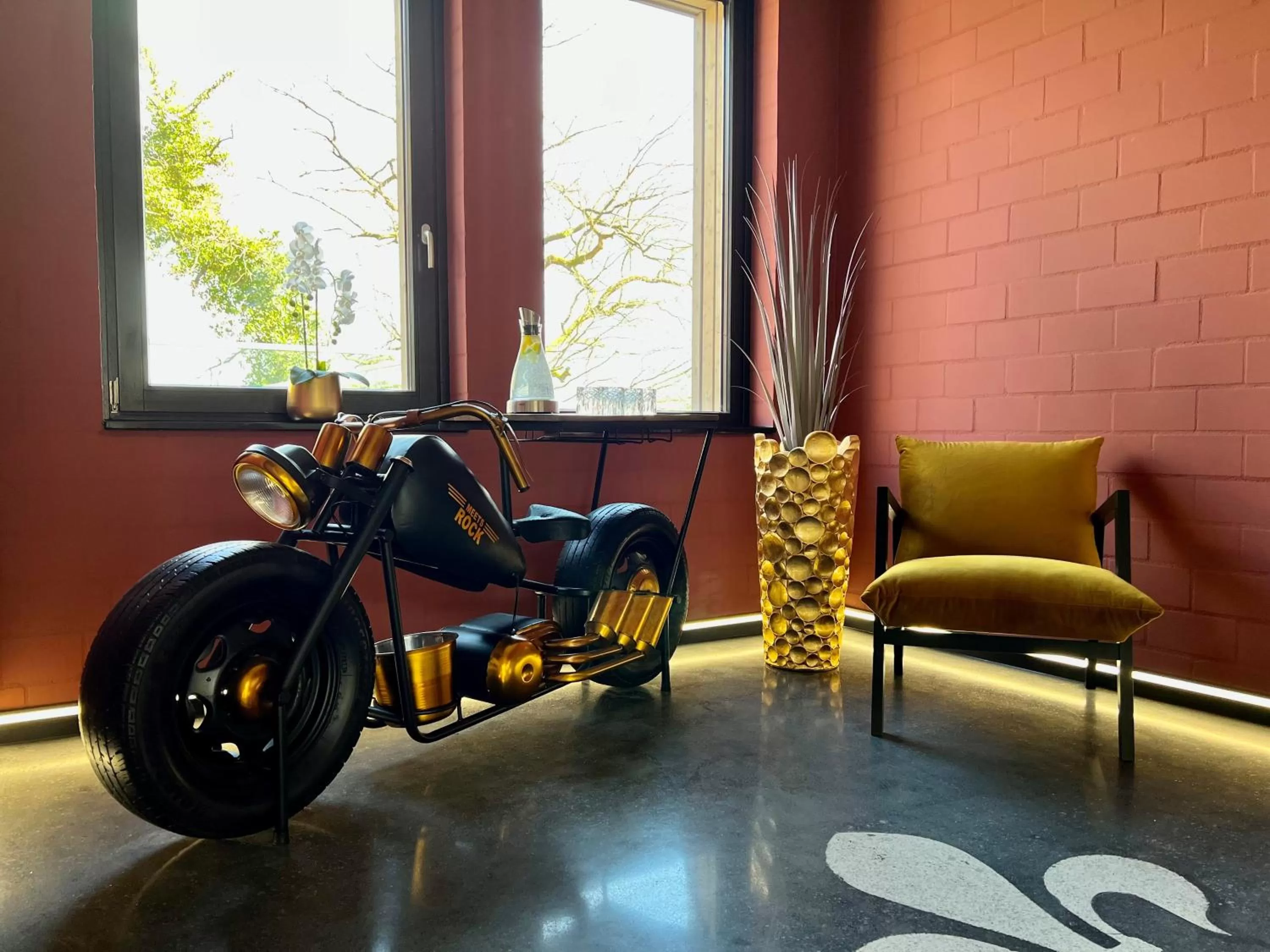 Sauna in Zweirad Hotel Lenne