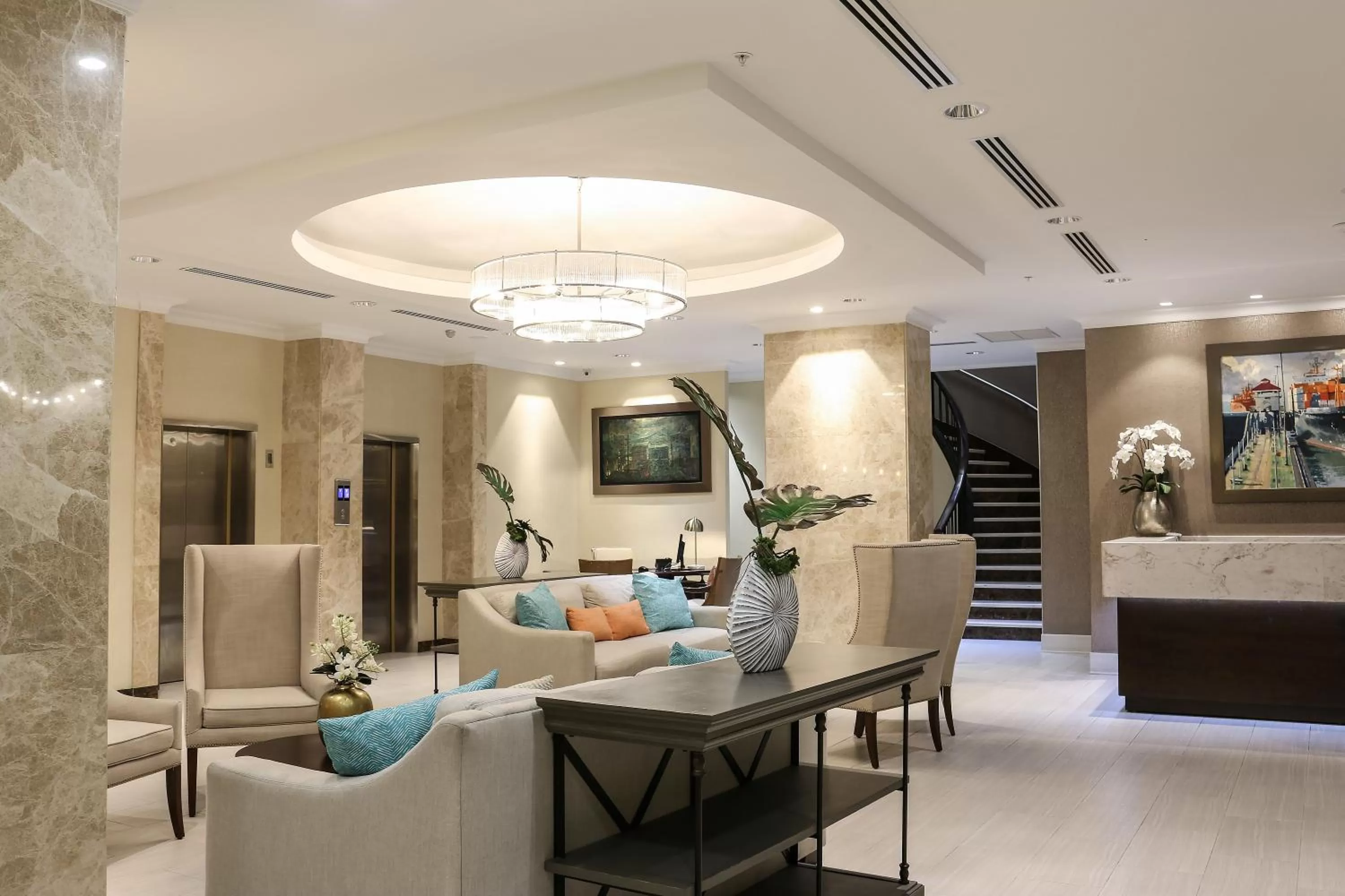 Lobby or reception in The Executive Hotel