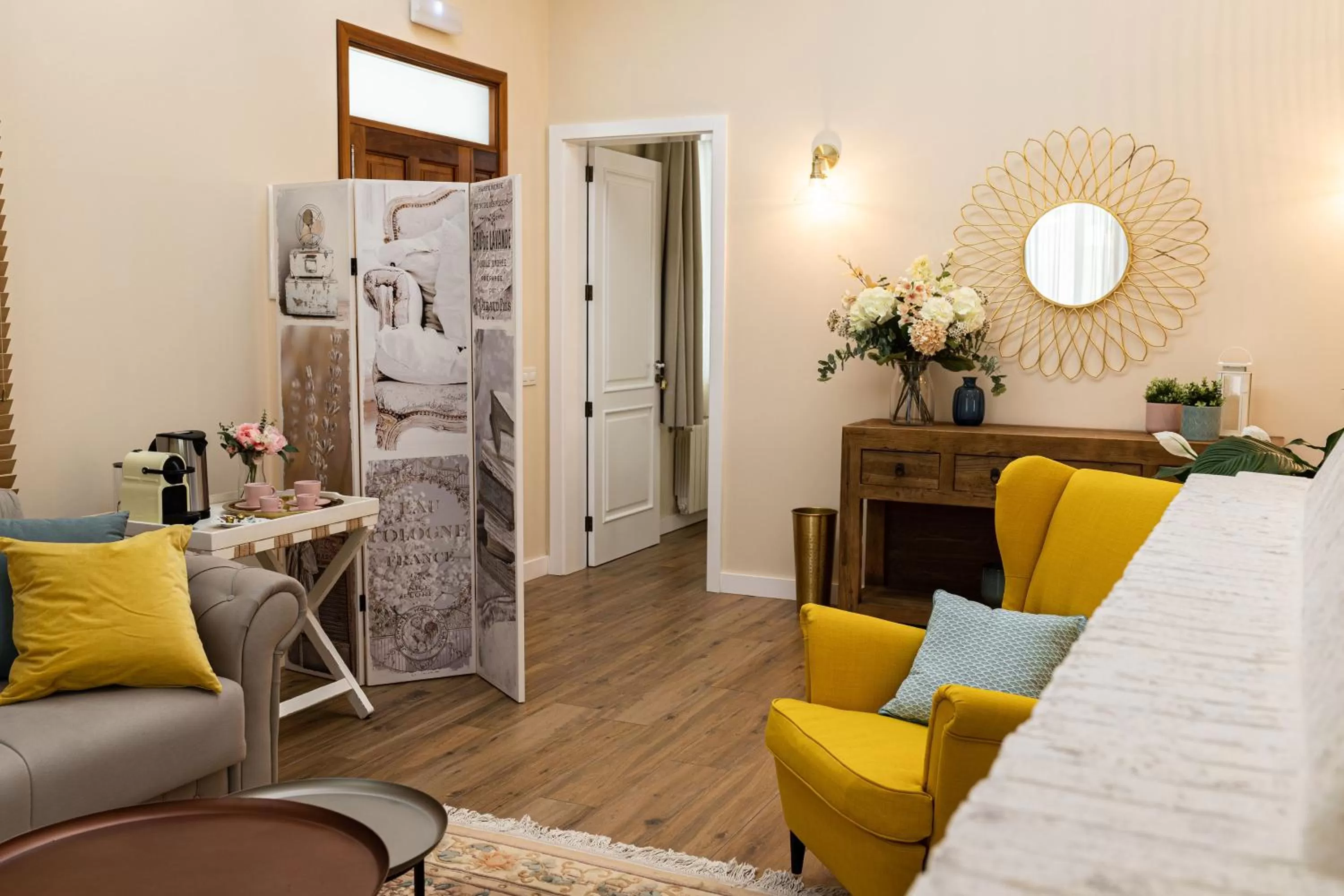 Living room in Hotel Rural Ohana