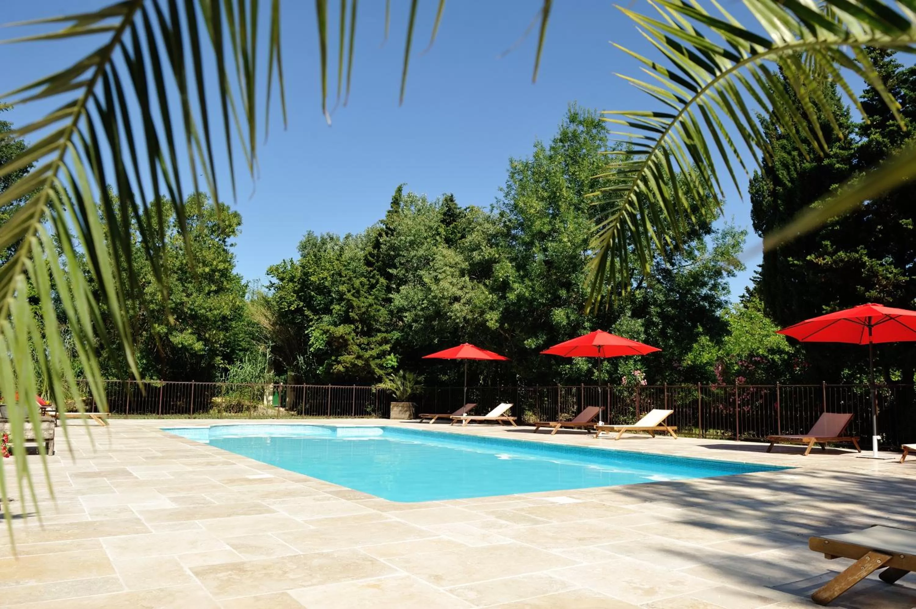 Swimming pool in Chambres d'Hotes Domaine des Machottes