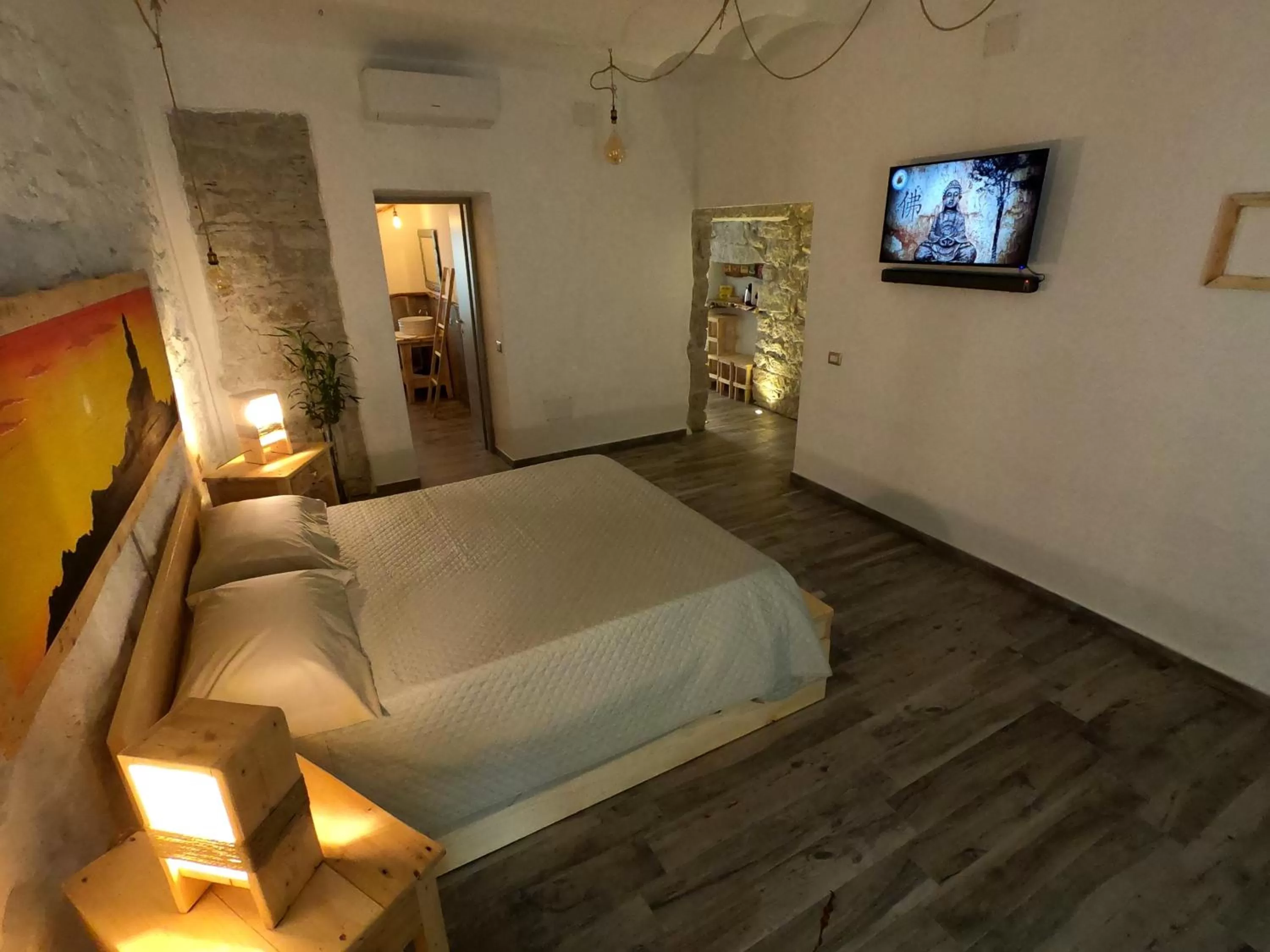 Bed in B&B François le cordonnier maison de charme