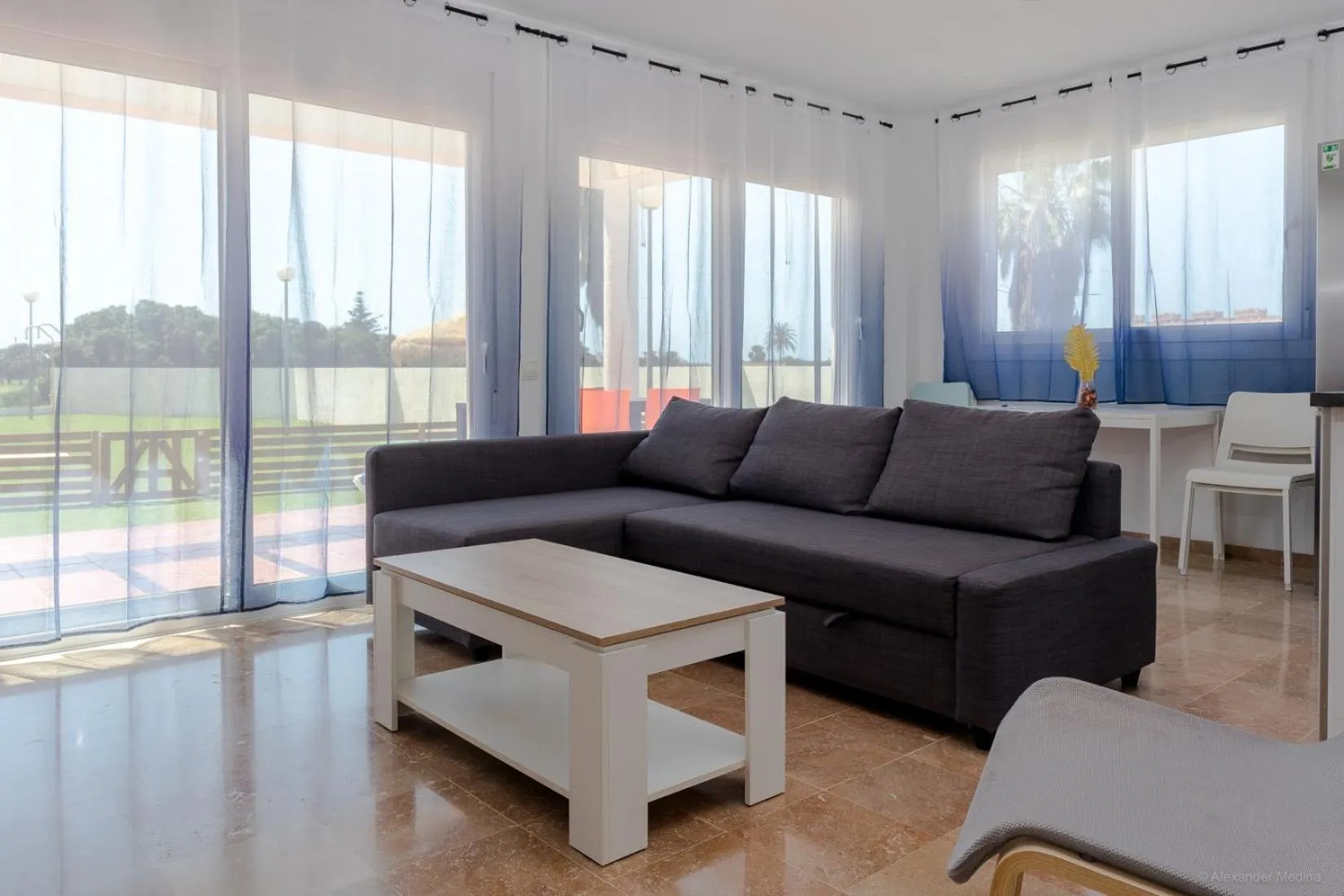Living room in Roquetas Beach and Playa Serena Golf Village