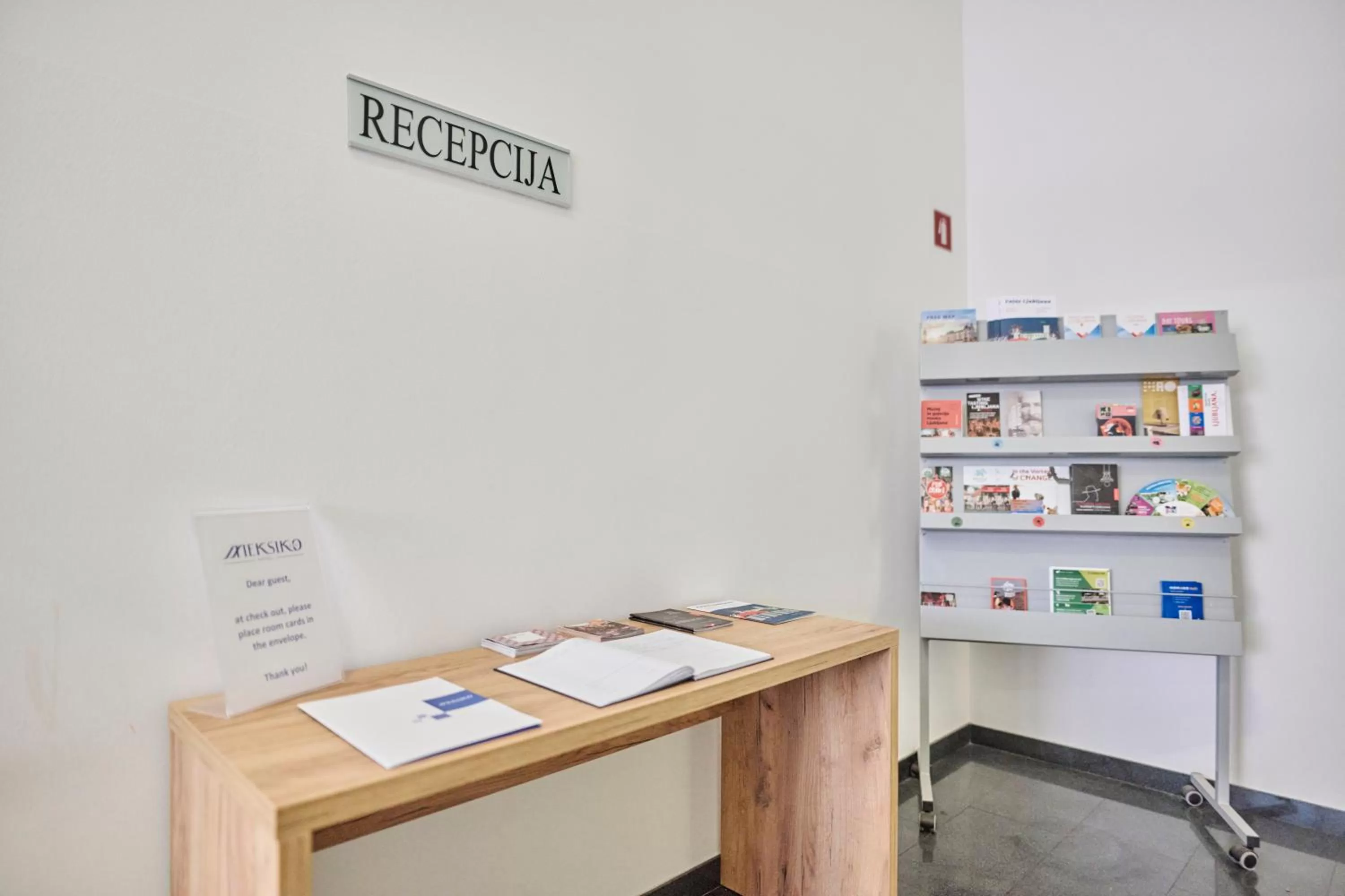 Lobby or reception in Hotel Meksiko