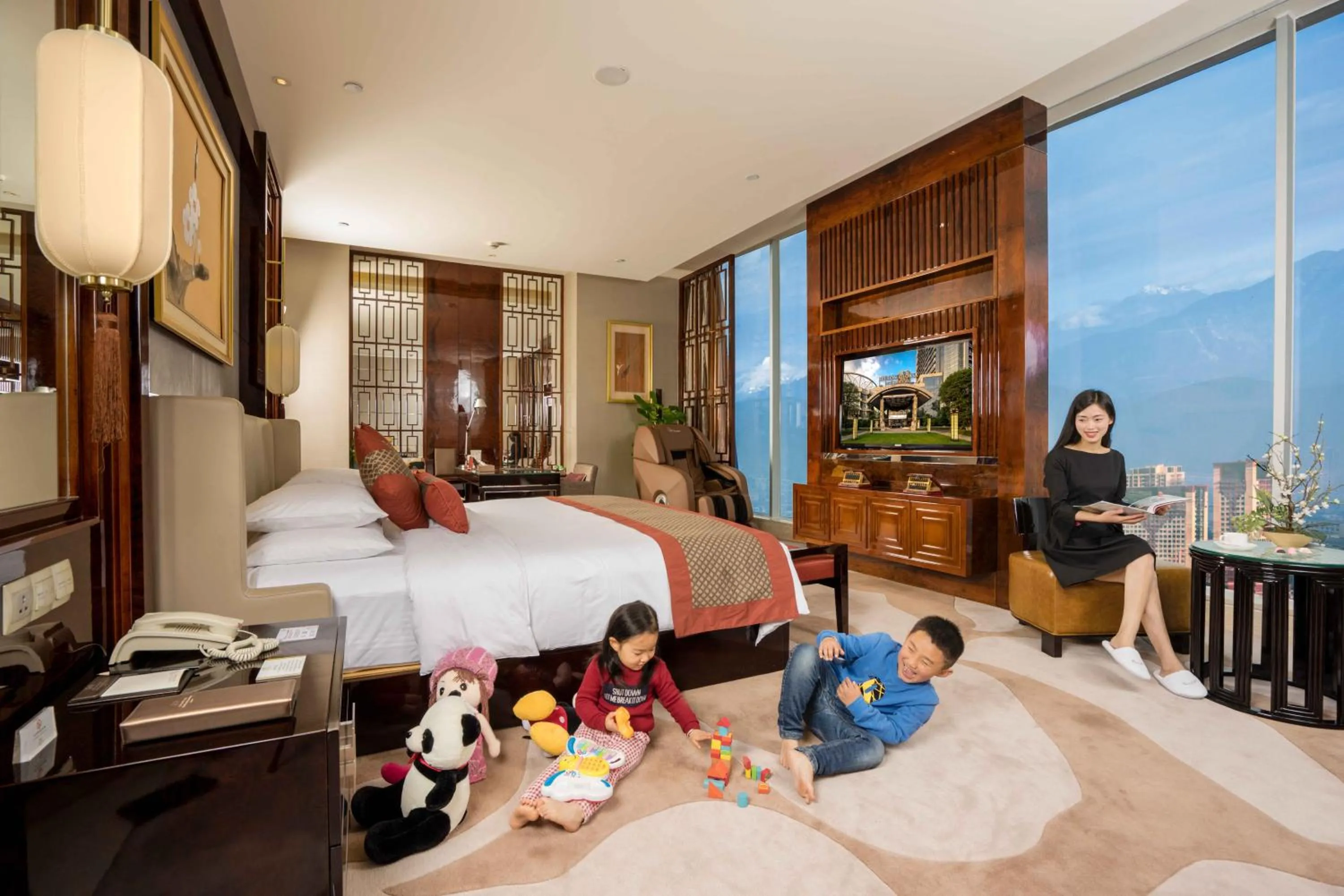 Family, Bed in Felton Grand Hotel Chengdu