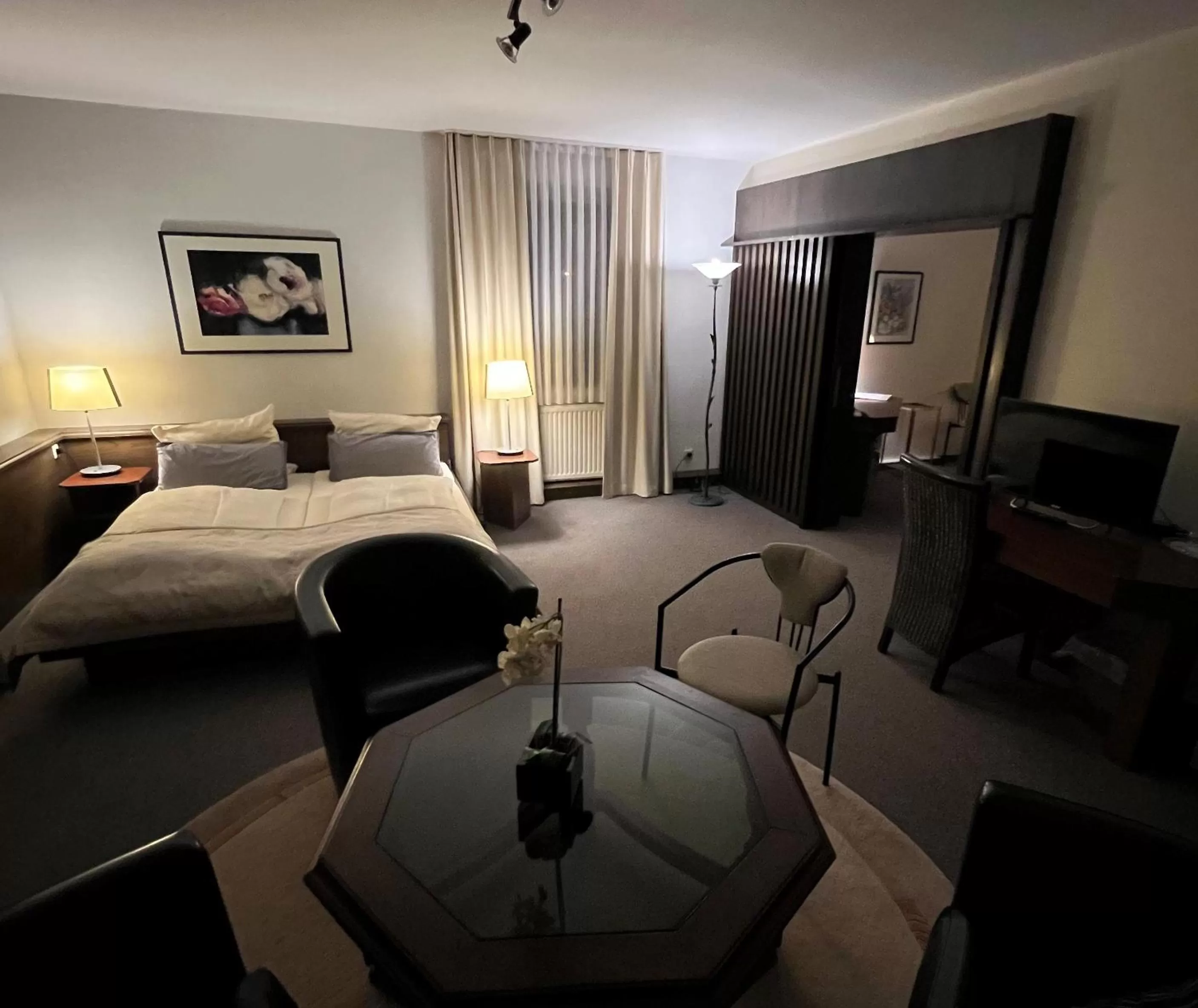 Bed in Hotel Exquisit