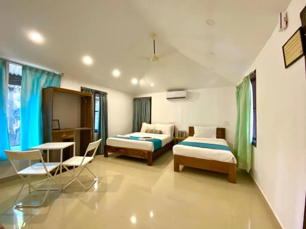 Photo of the whole room, Bed in Red Earth - Gokarna