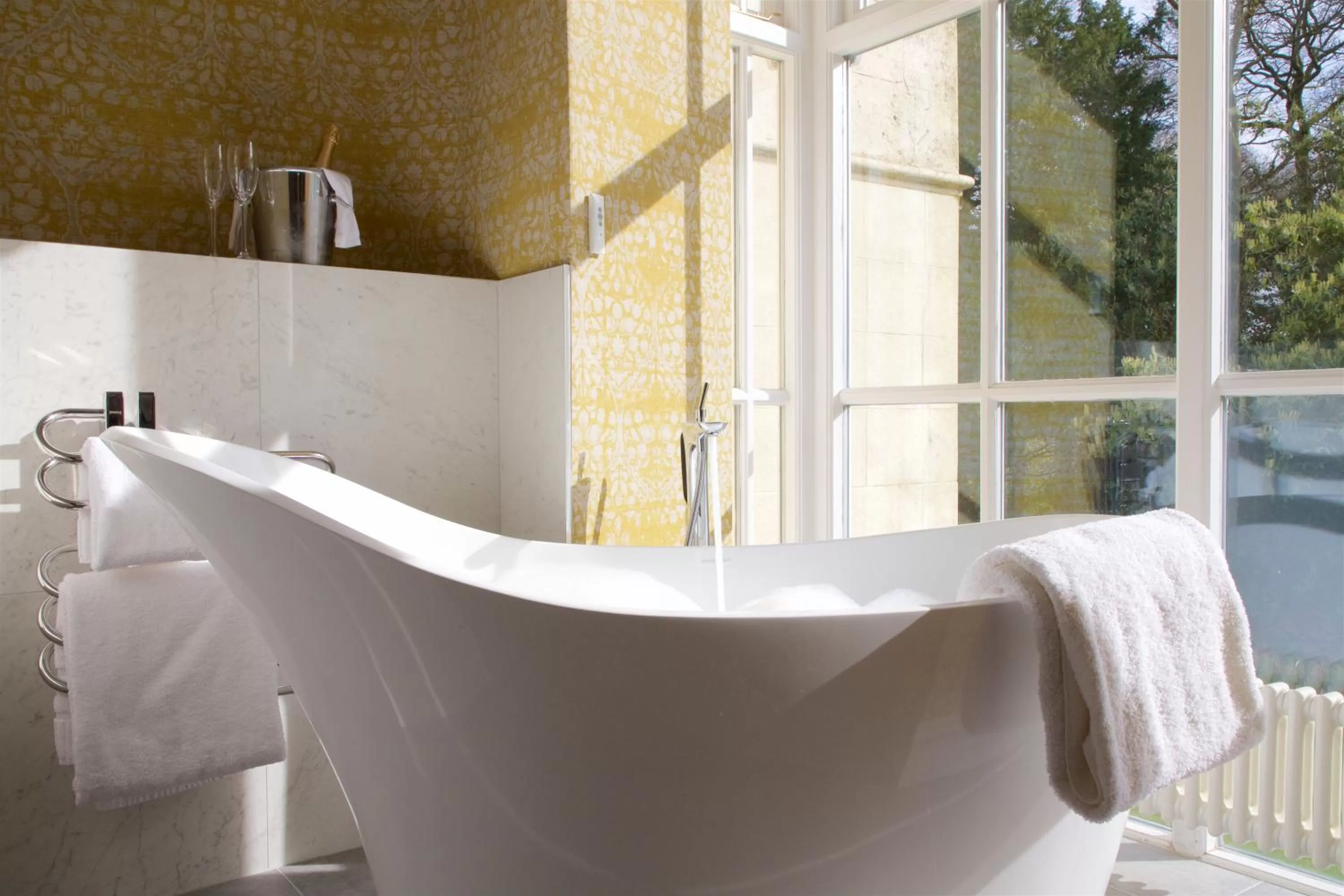 Photo of the whole room in Storrs Hall Hotel on the shore of Lake Windermere