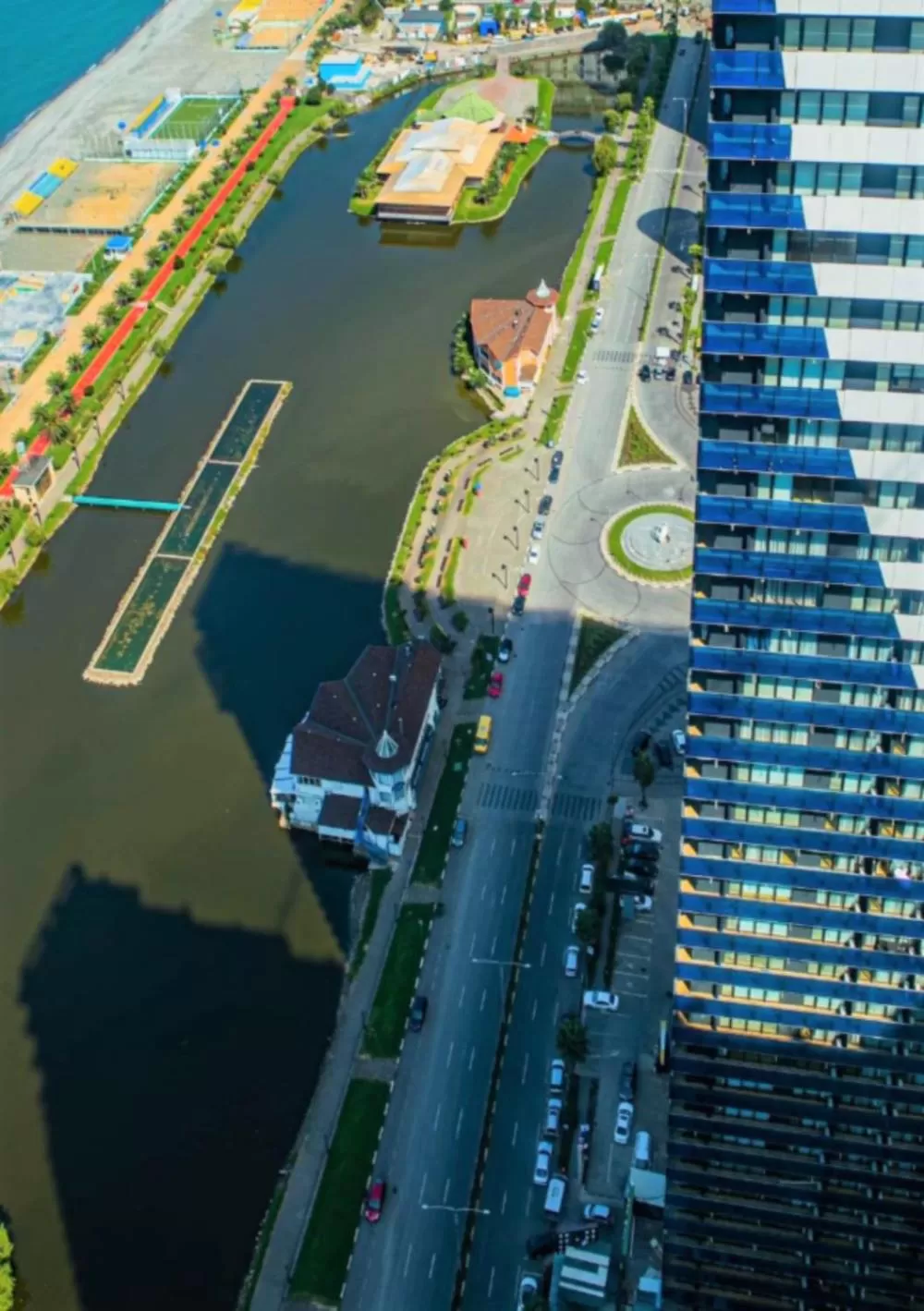 Bird's eye view, Bird's-eye View in Orbi City Sea Line Aparthotel