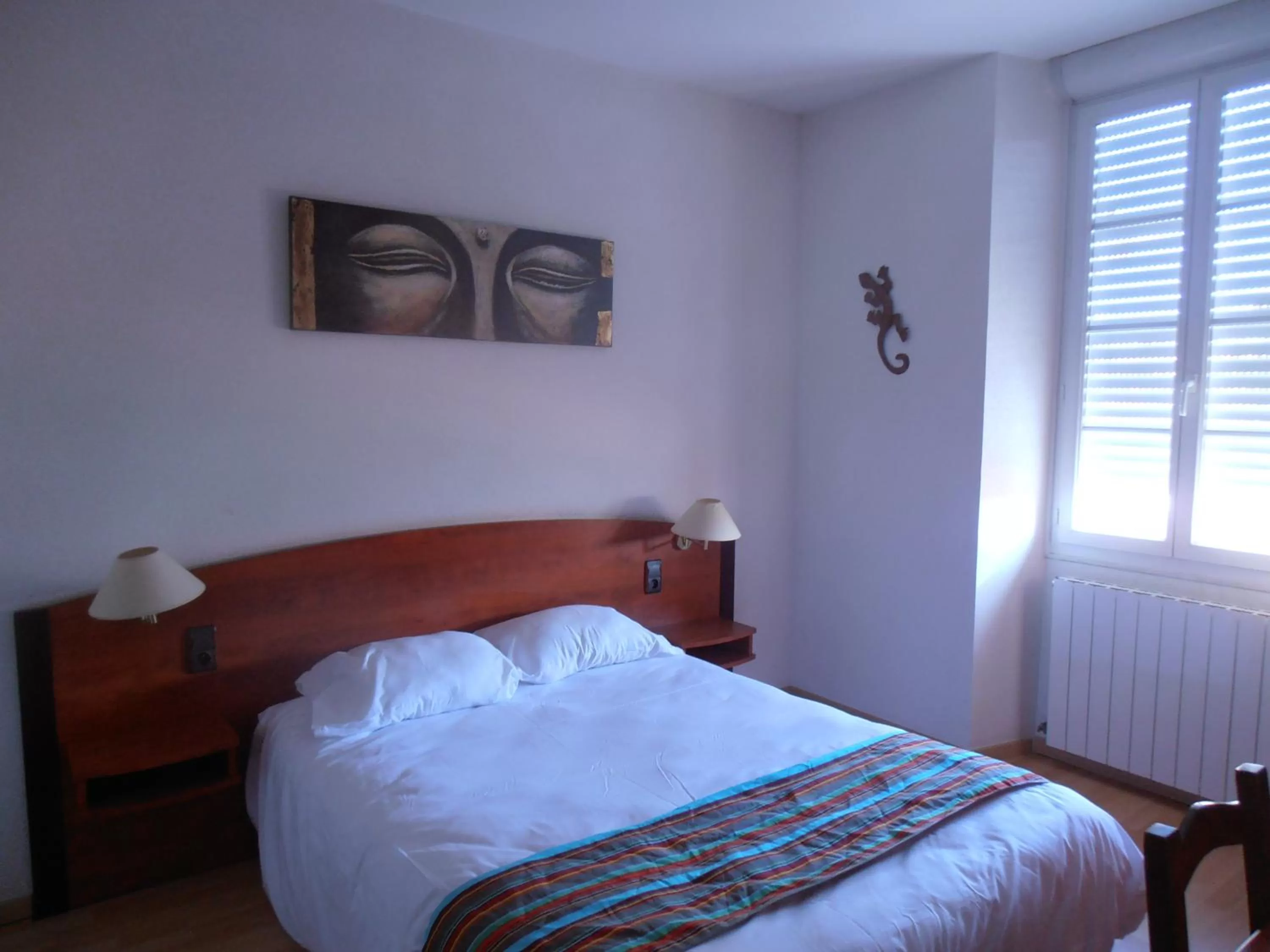 Bed in Hôtel Castel d'Olmes