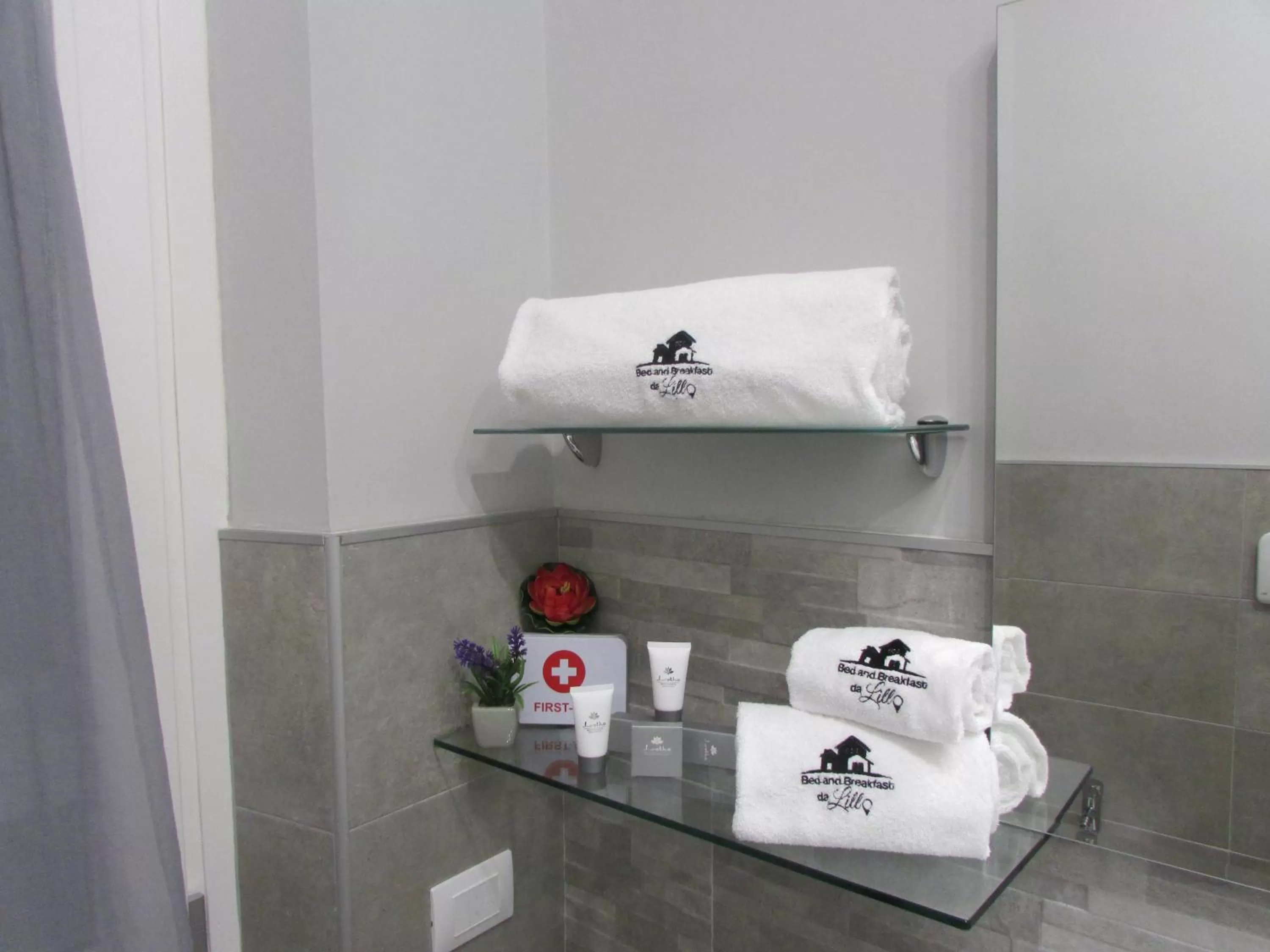 Bathroom in B&B da Lillo