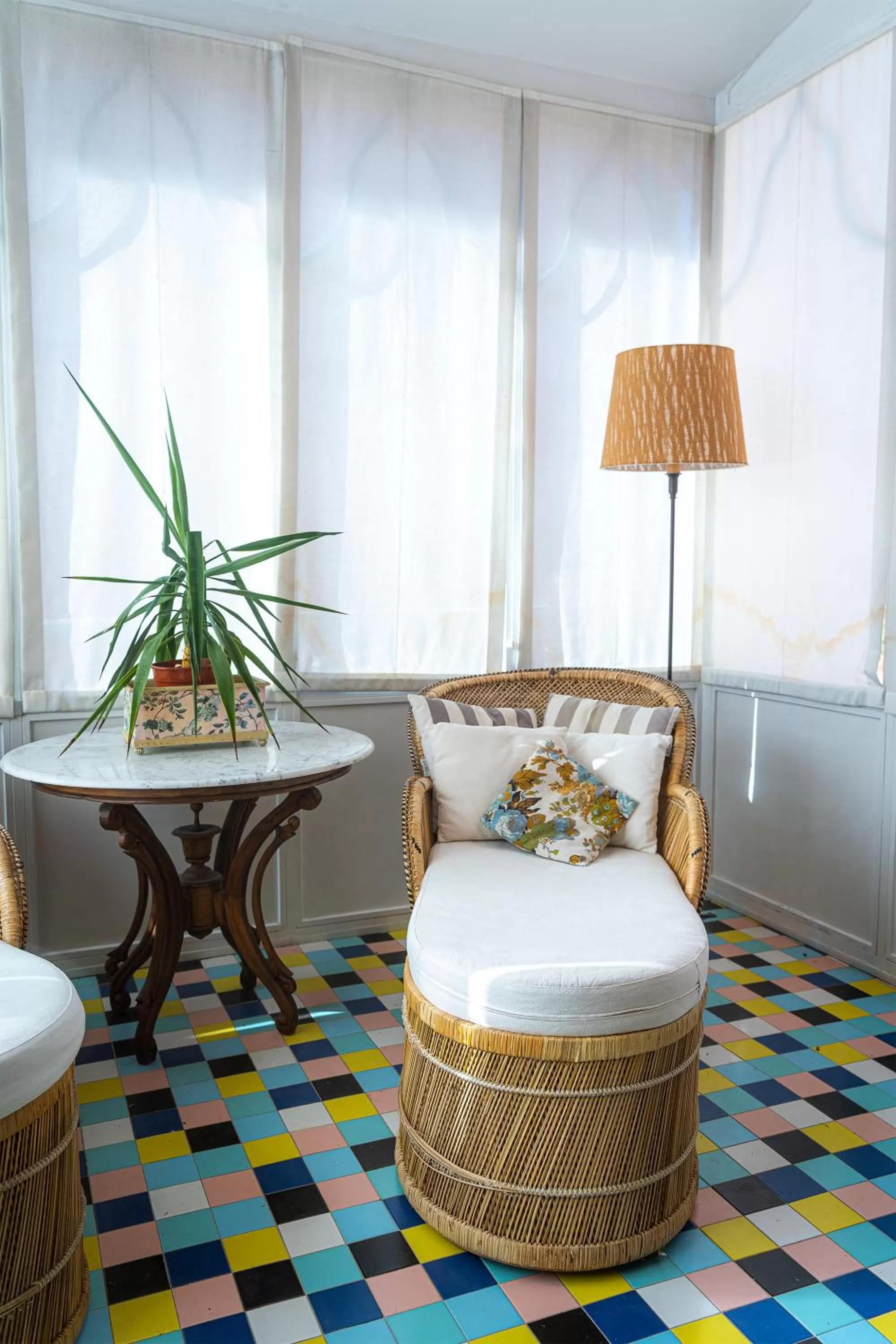 Balcony/Terrace, Seating Area in Dimora Villa Ricci - Only Bed