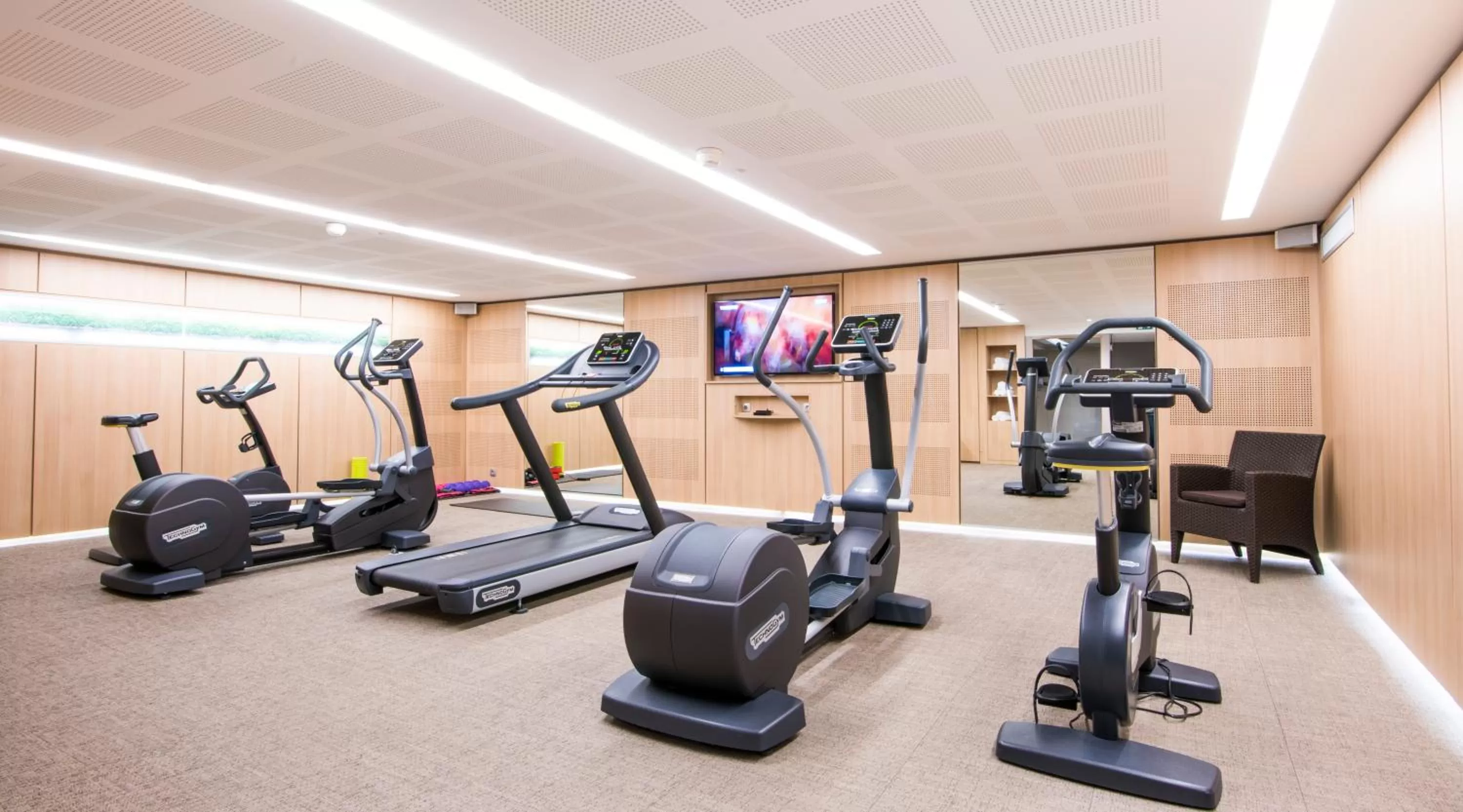 Fitness centre/facilities in Hostellerie Des Châteaux & Spa