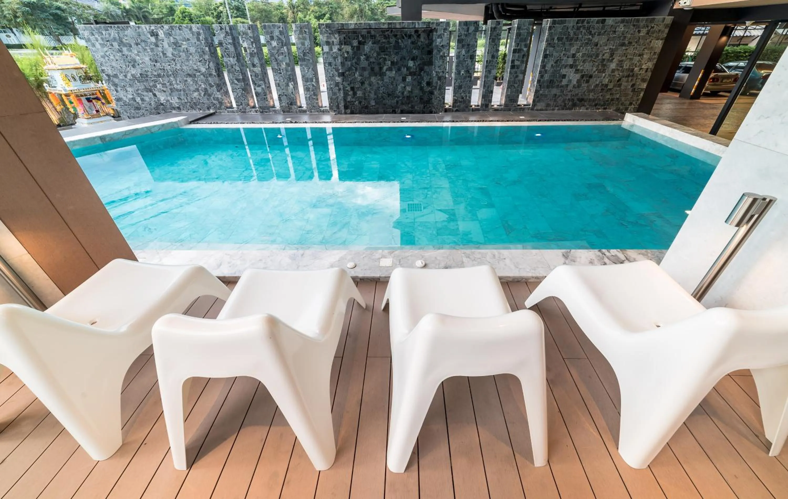 Decorative detail in Pause and Play Hotel