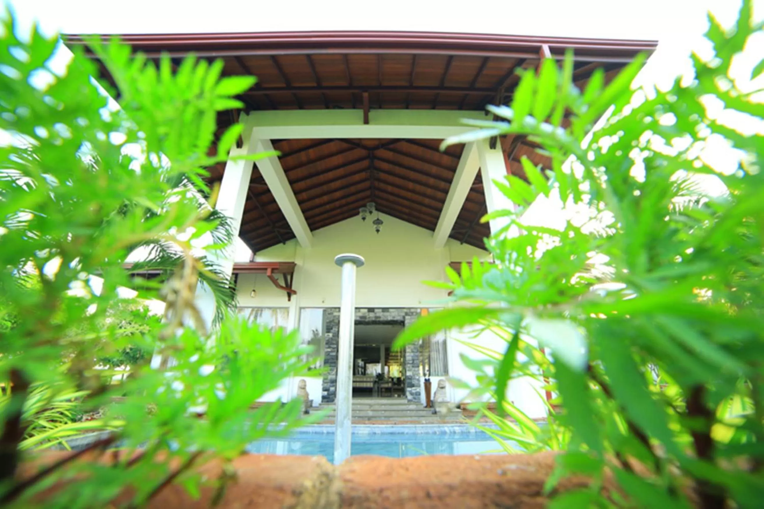 Facade/entrance in Ruins Chaaya Hotel