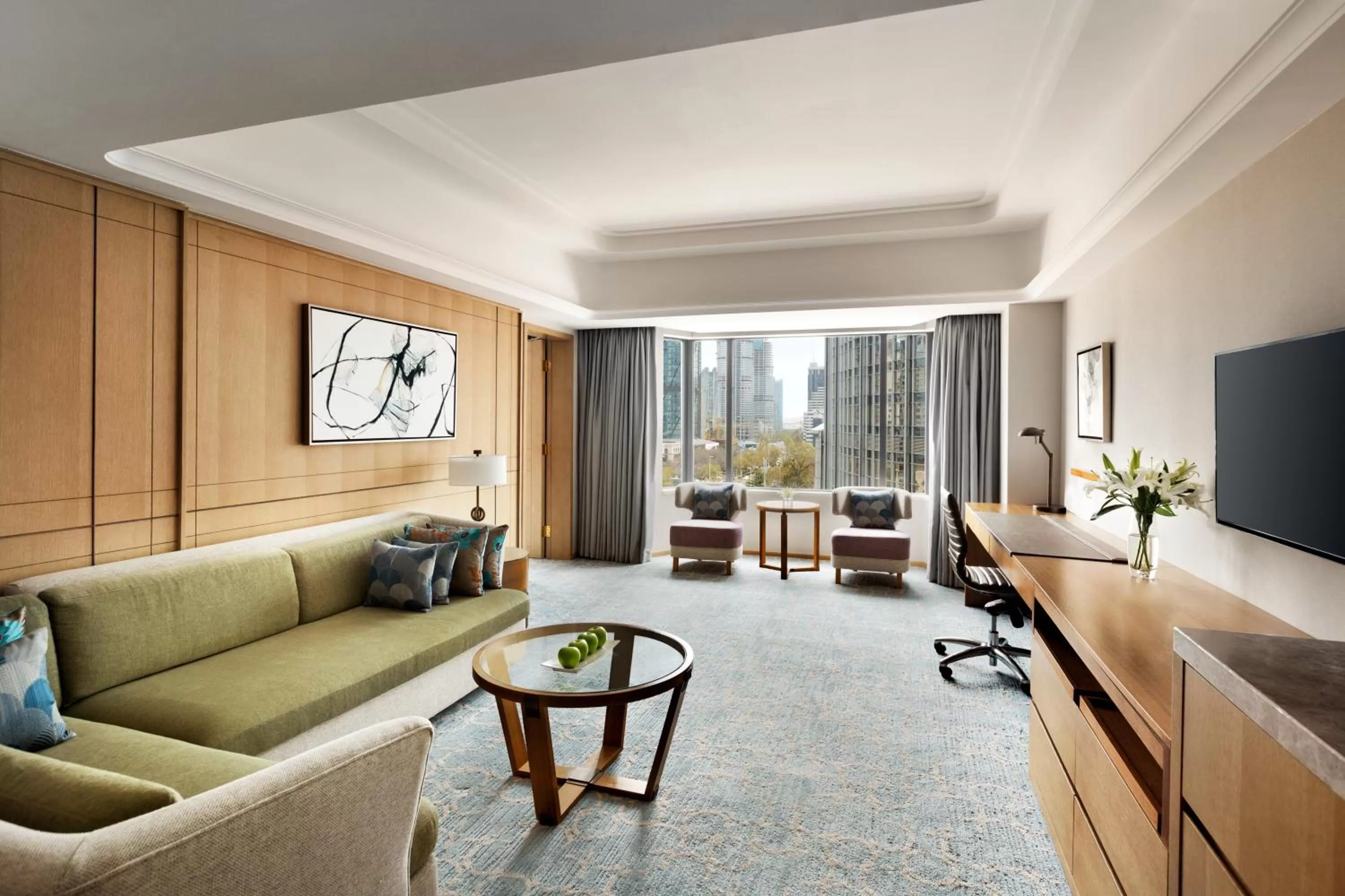 Seating area in Shangri-La Qingdao - May Fourth Square