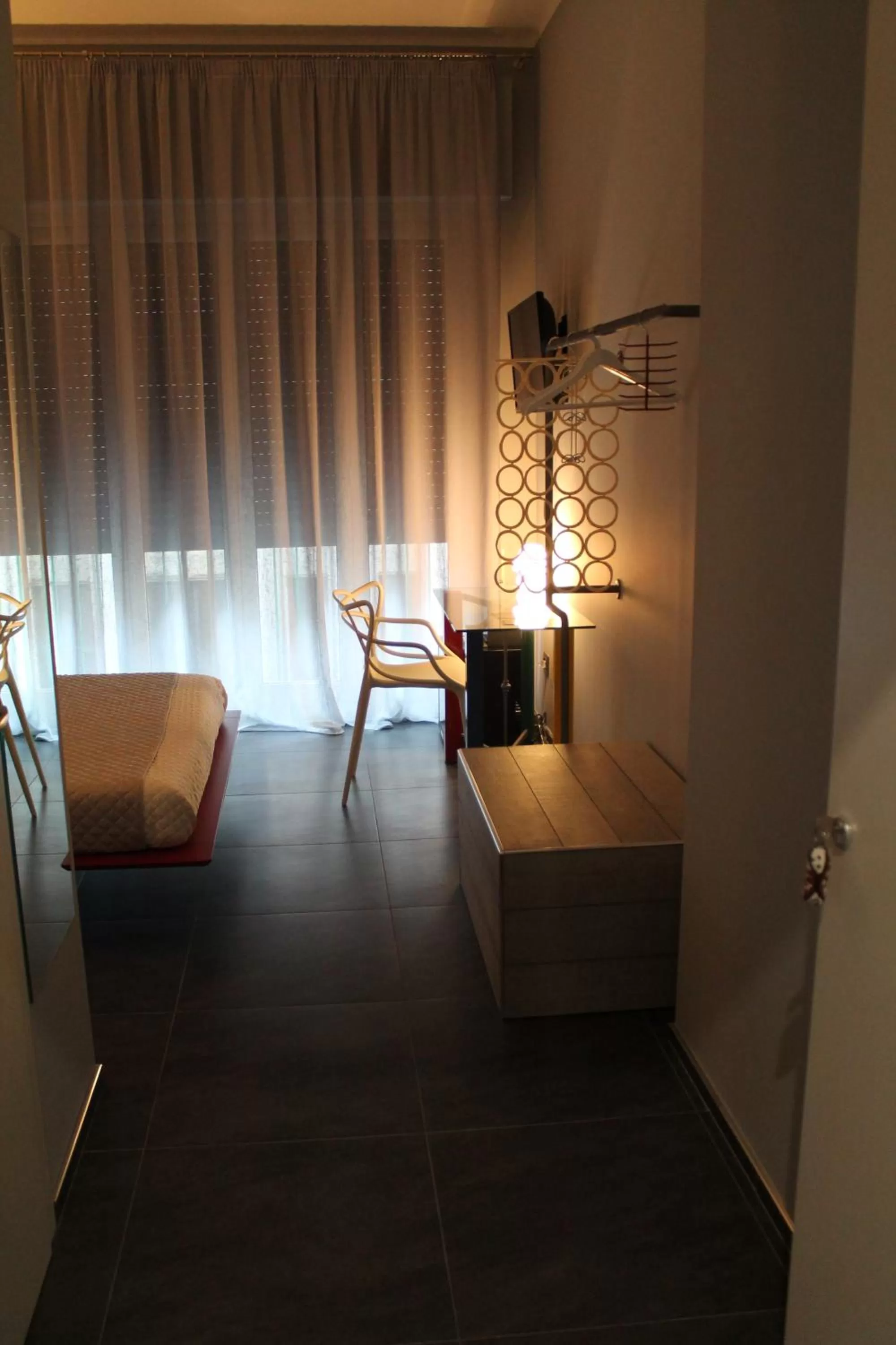 Decorative detail, Bed in Alma Hotel