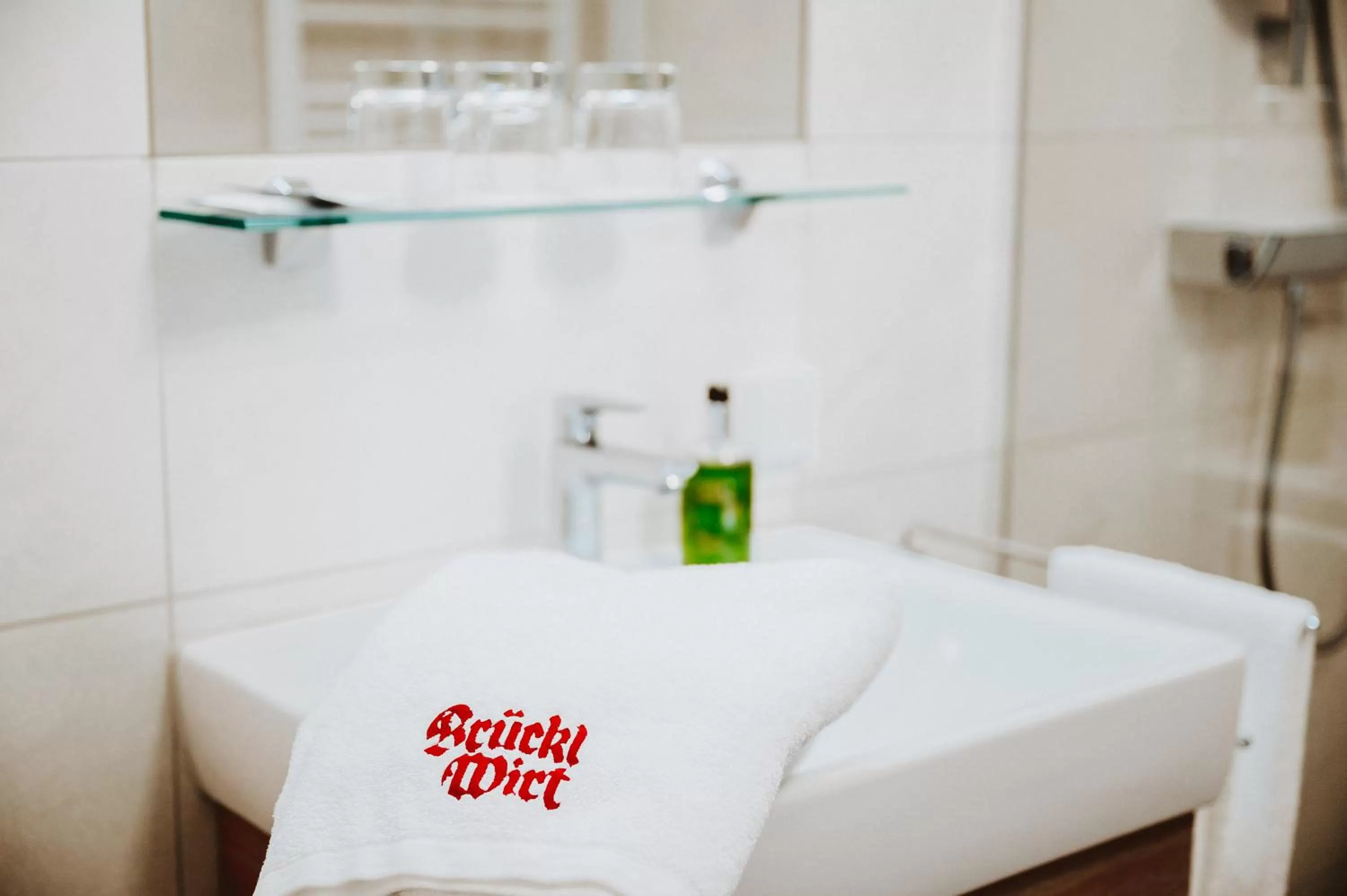 Bathroom in Hotel Brücklwirt