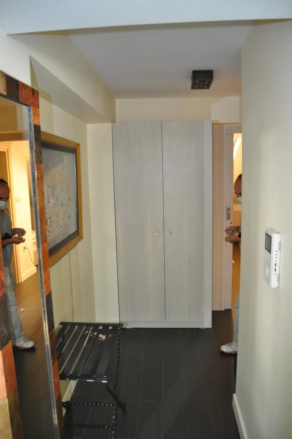 wardrobe in Villa Pera Suite Hotel