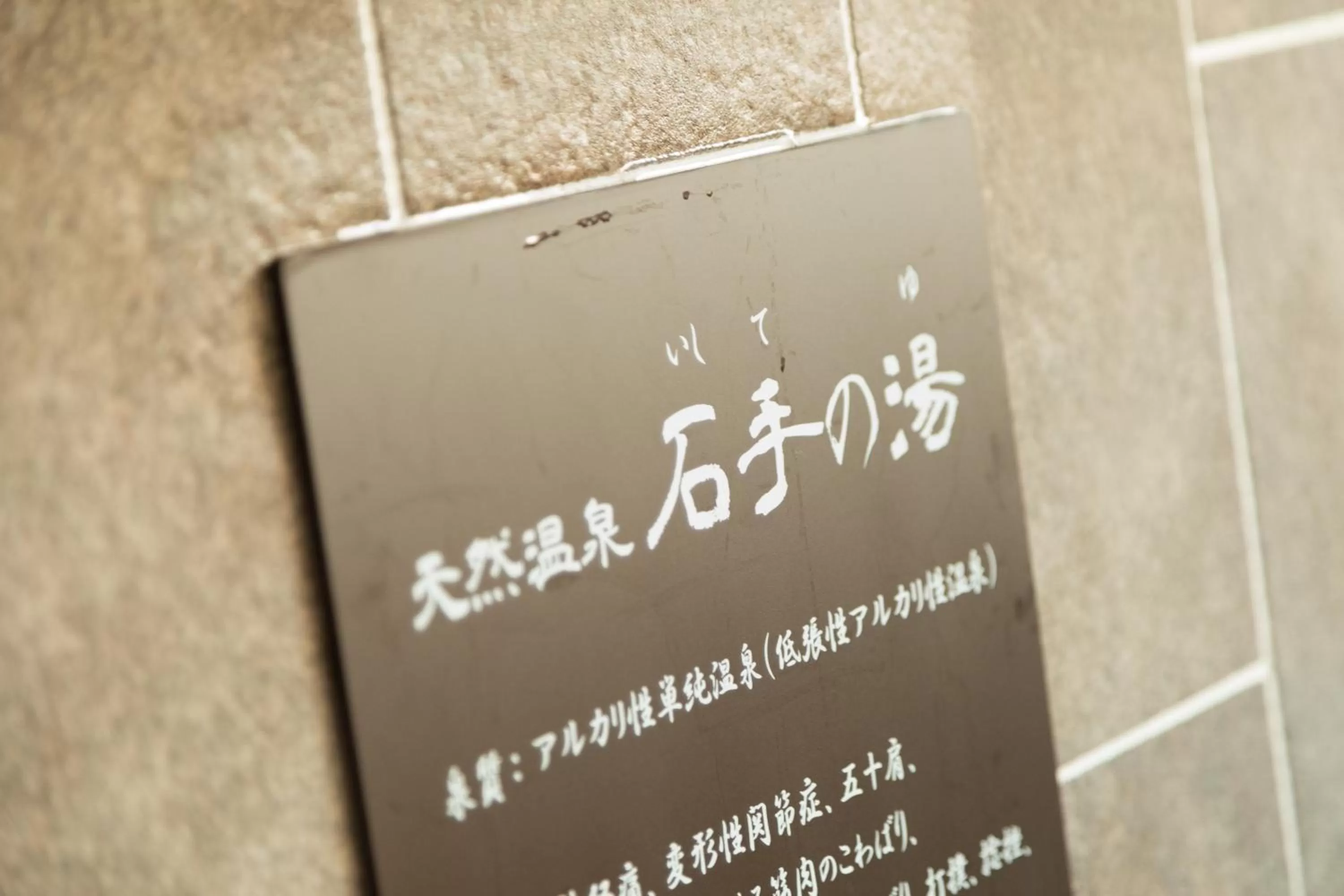 Hot Spring Bath in Dormy Inn Matsuyama Natural Hot Spring