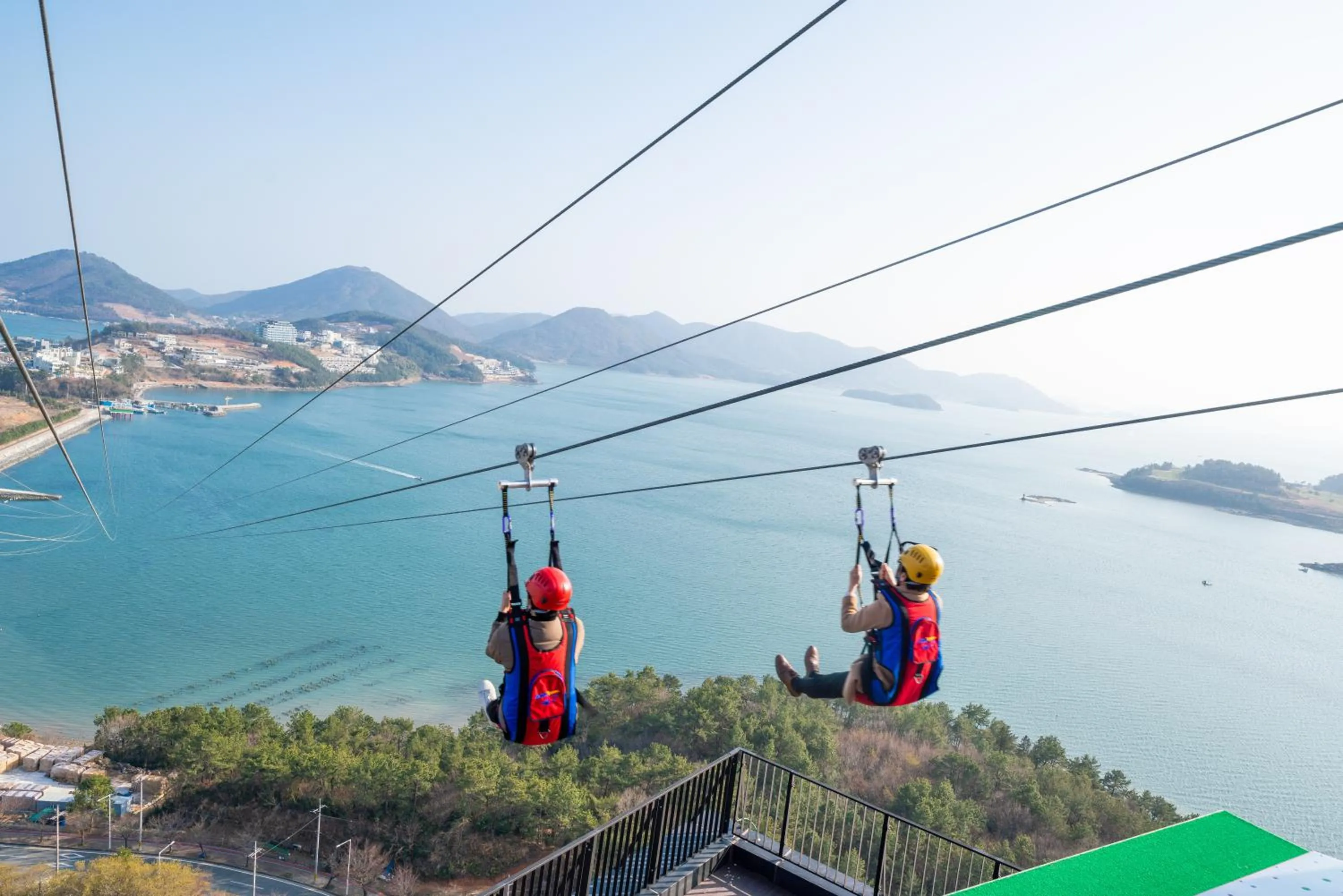 Sea view in Ramada Plaza by Wyndham Dolsan Yeosu