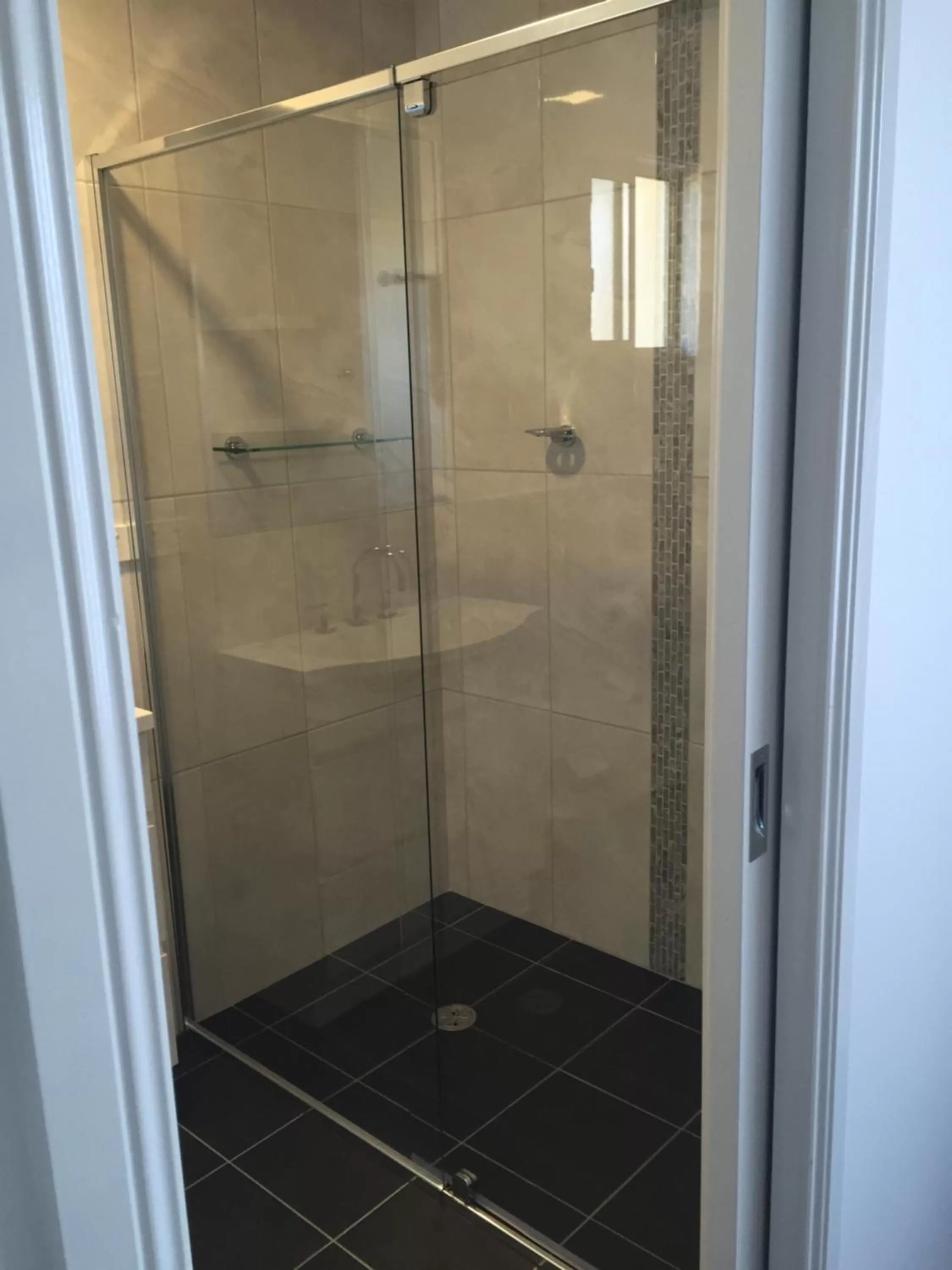 Shower in Merimbula Lake Apartments