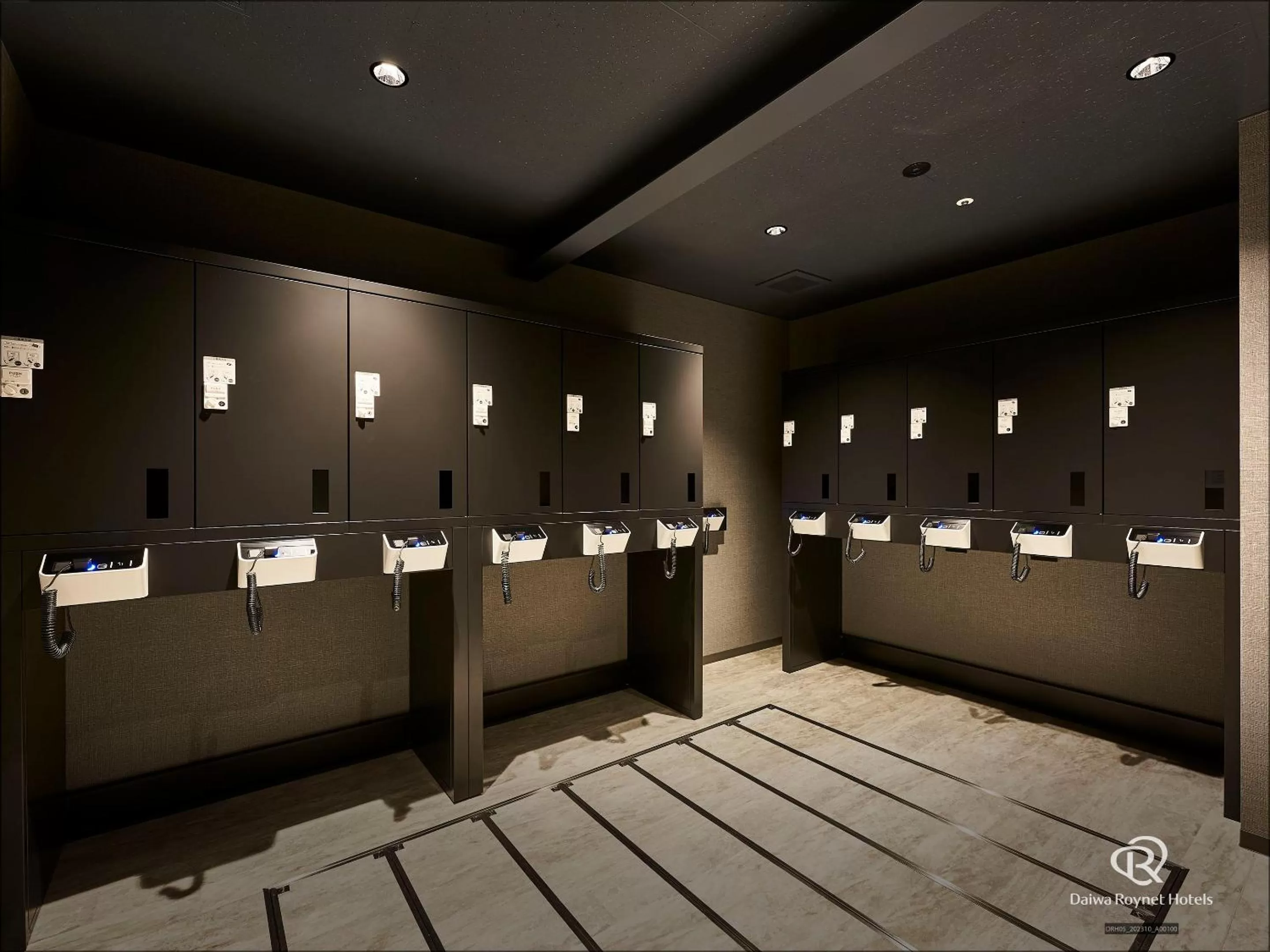 locker in DEL style Osaka-Shinsaibashi by Daiwa Roynet Hotel