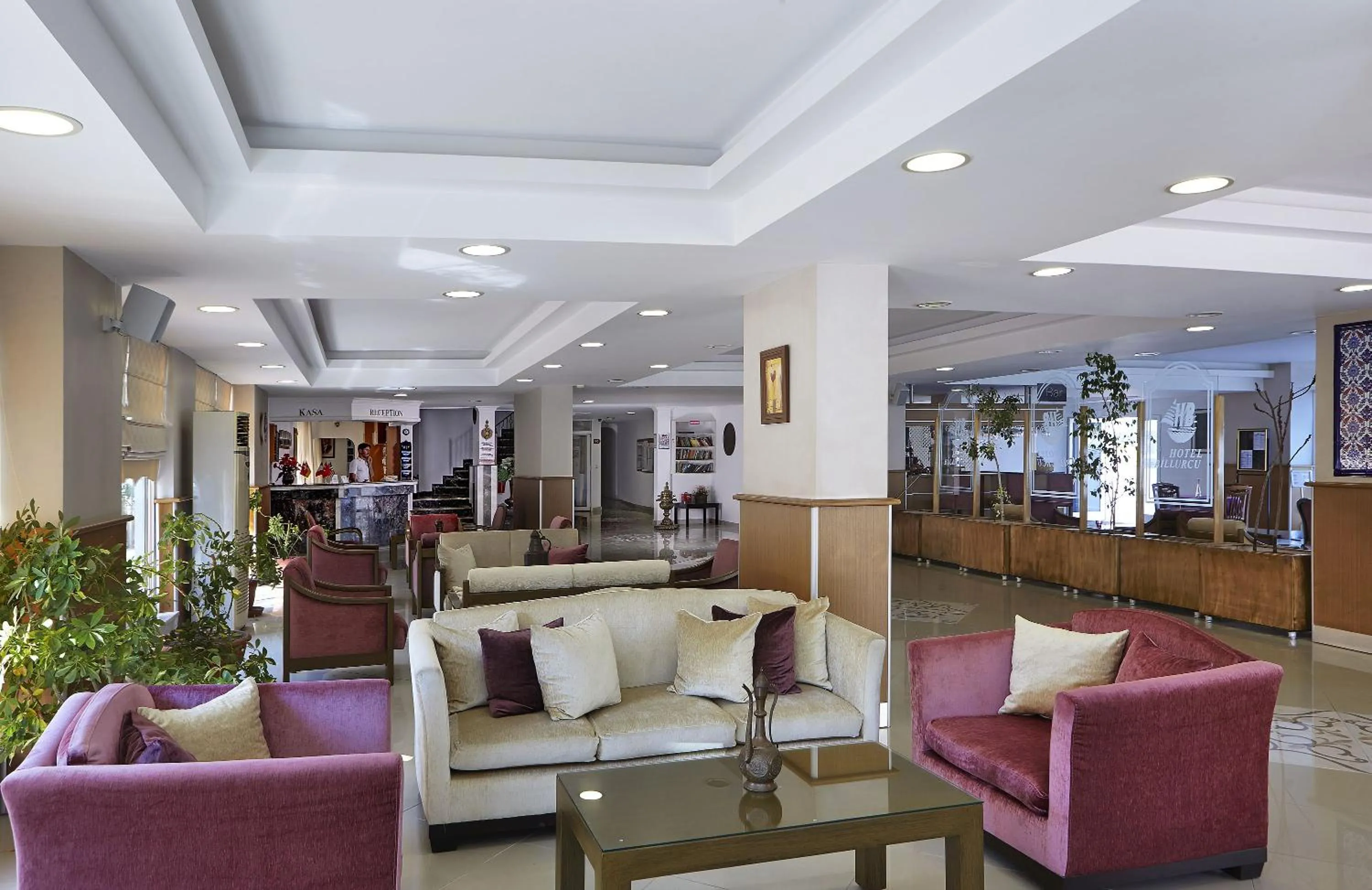 Lobby or reception in Hotel Billurcu