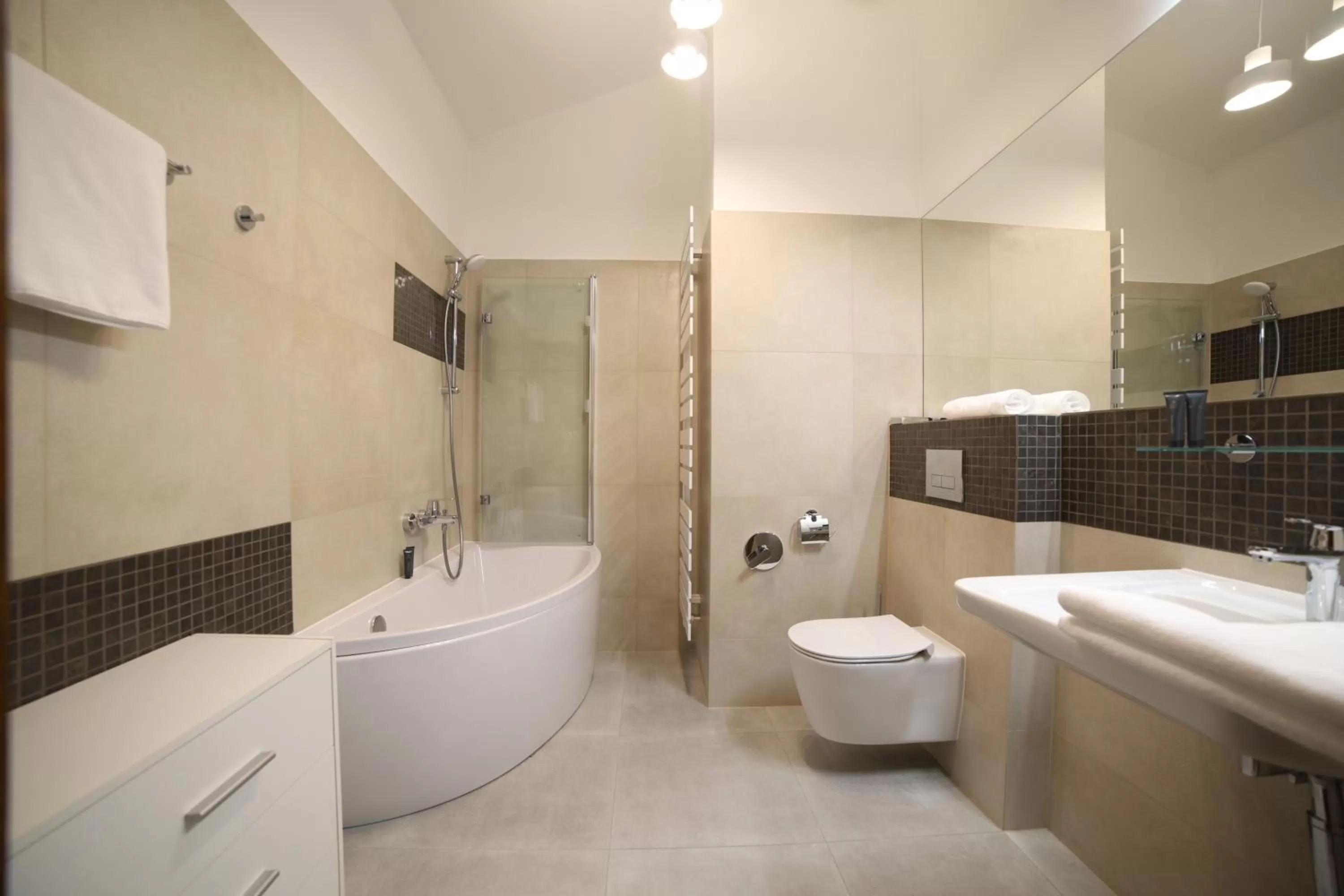 Shower in Portal House Apartments