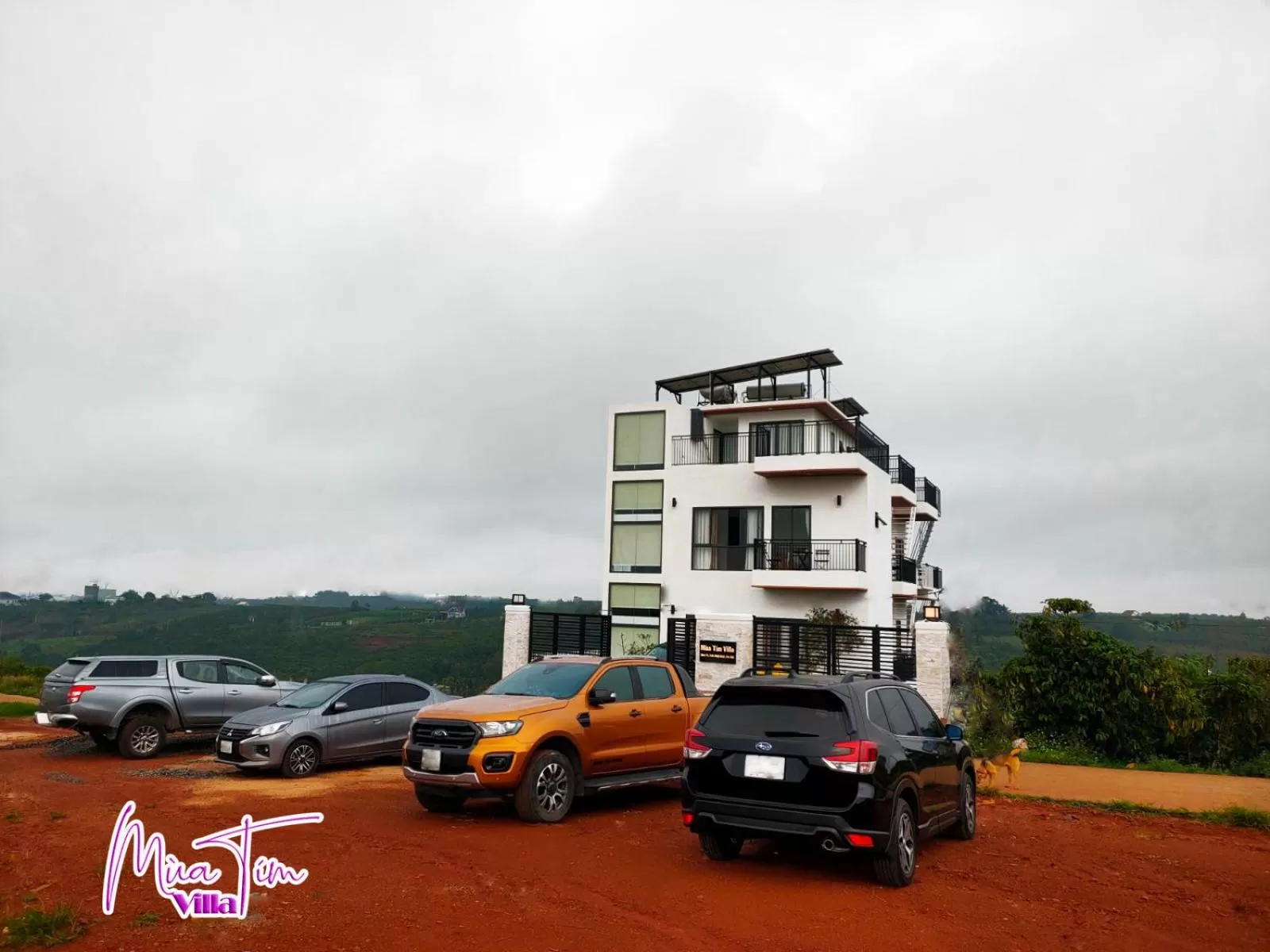 Parking, Property Building in Mùa Tím Villa