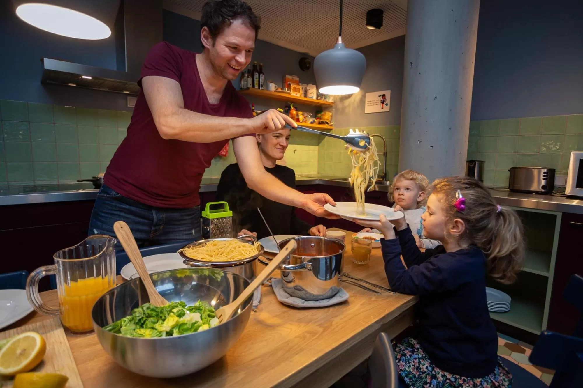 Food in Schulz Hotel Berlin Wall at the East Side Gallery