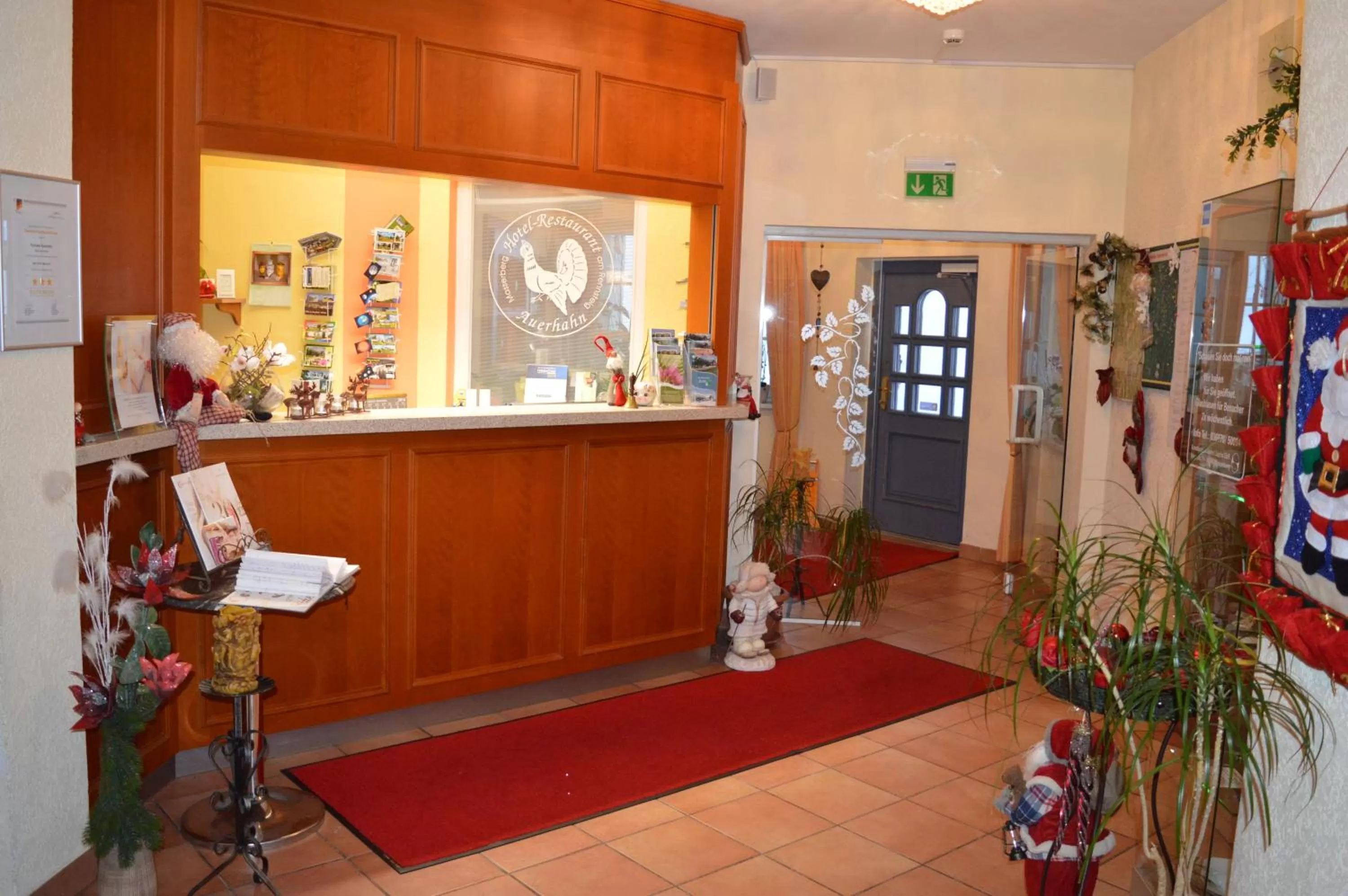 Lobby or reception in Hotel Auerhahn
