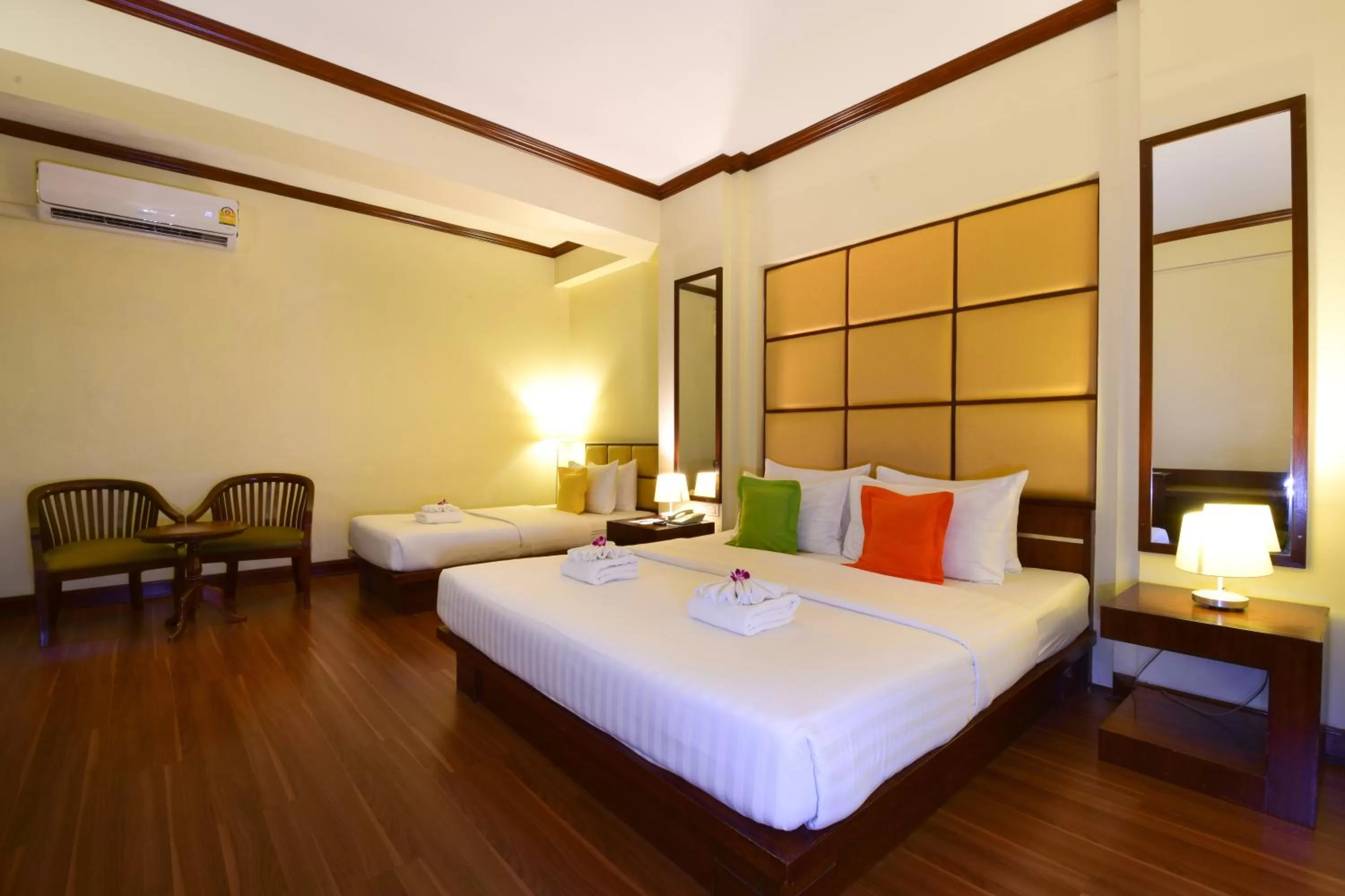 Bedroom, Bed in Grand Business Inn