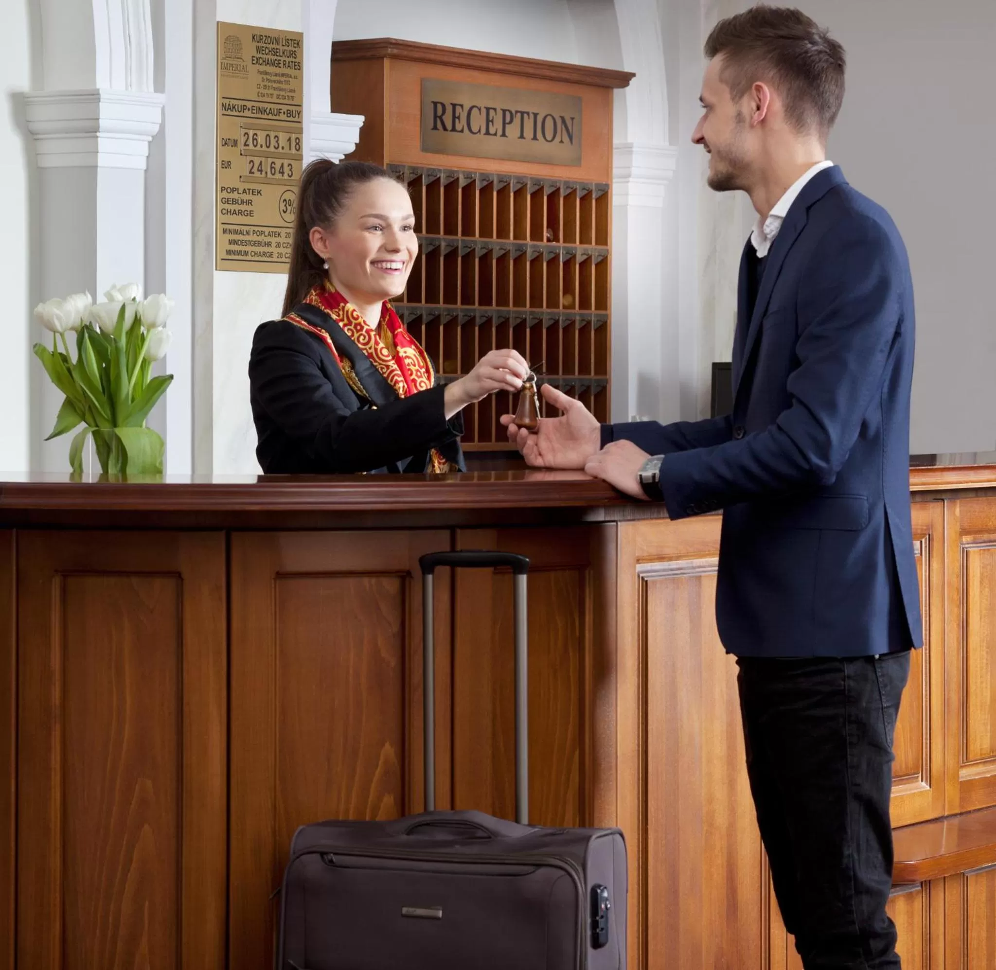 Lobby or reception in Imperial Spa & Kurhotel