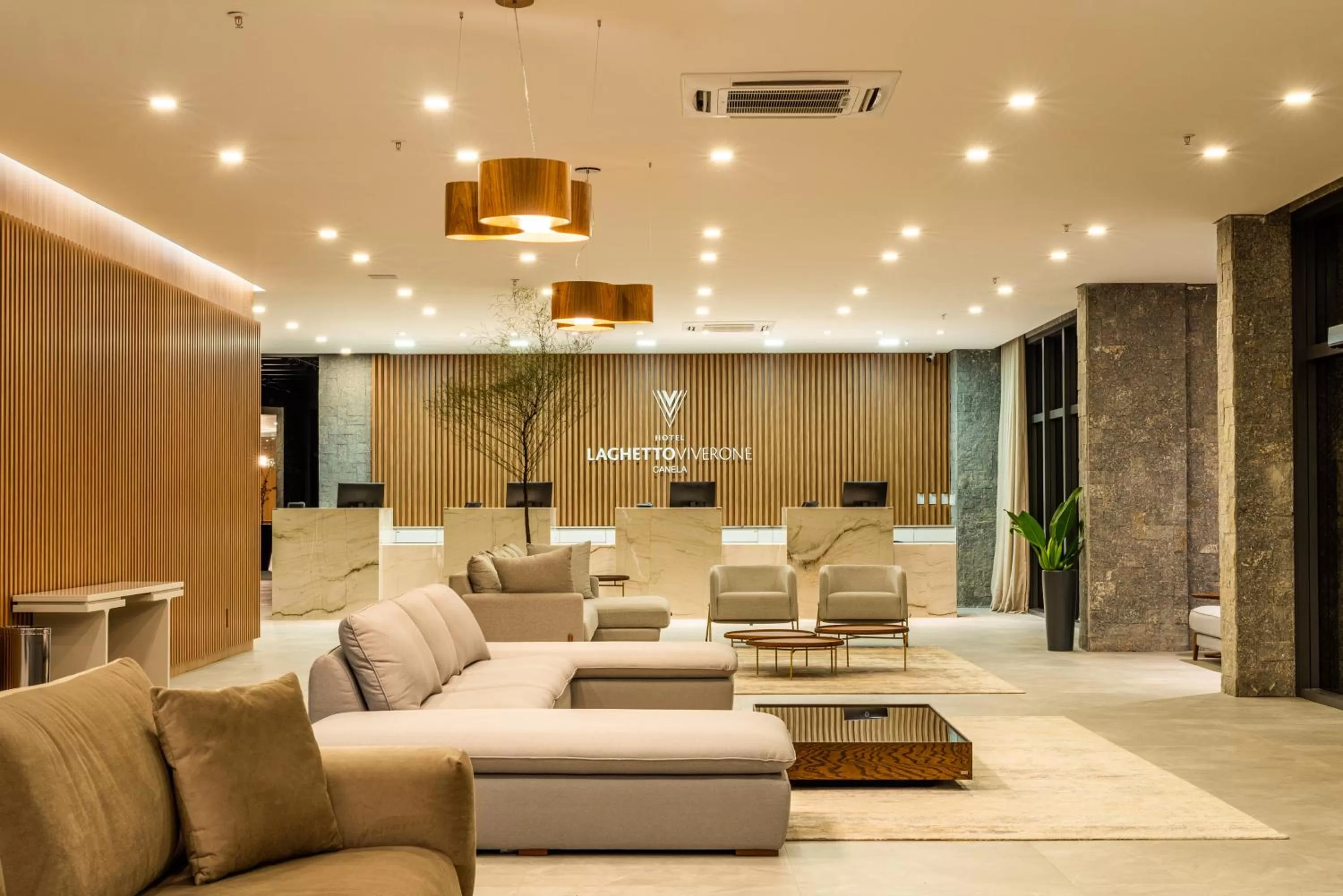 Lobby or reception in Laghetto Canela