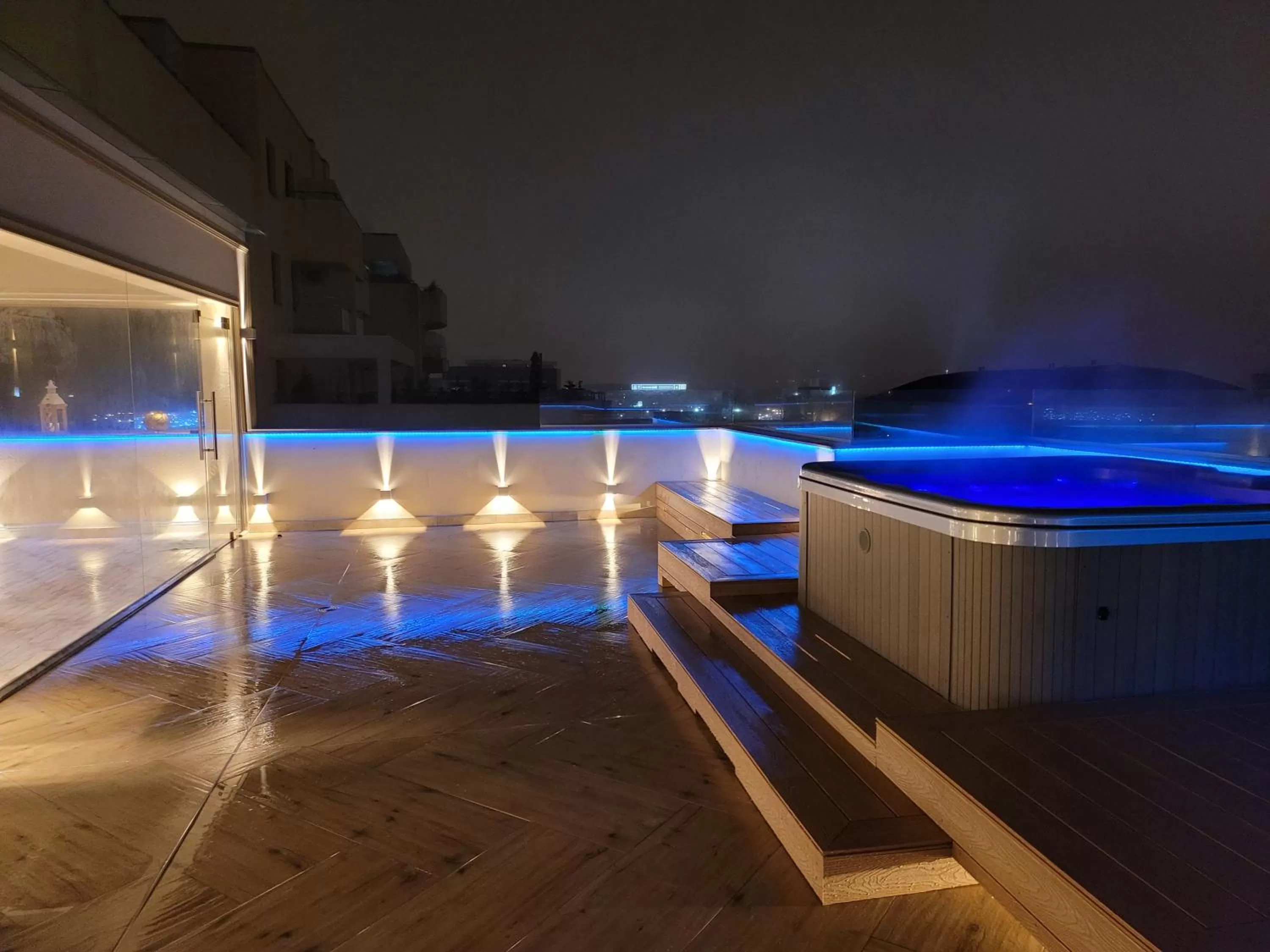 Patio in Terrace Suites Iasi