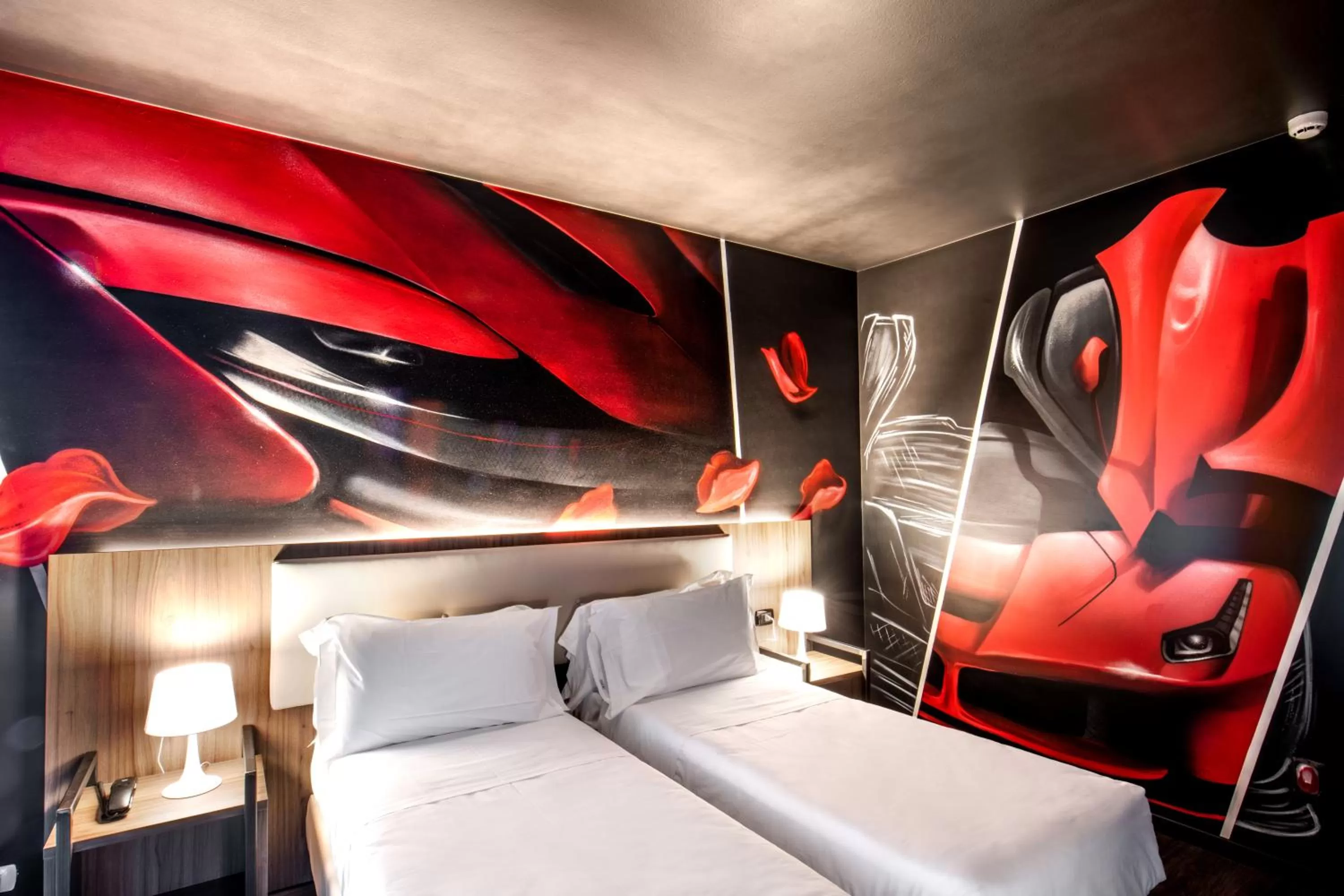 Bed in Muraless Art Hotel - WorldHotels Crafted