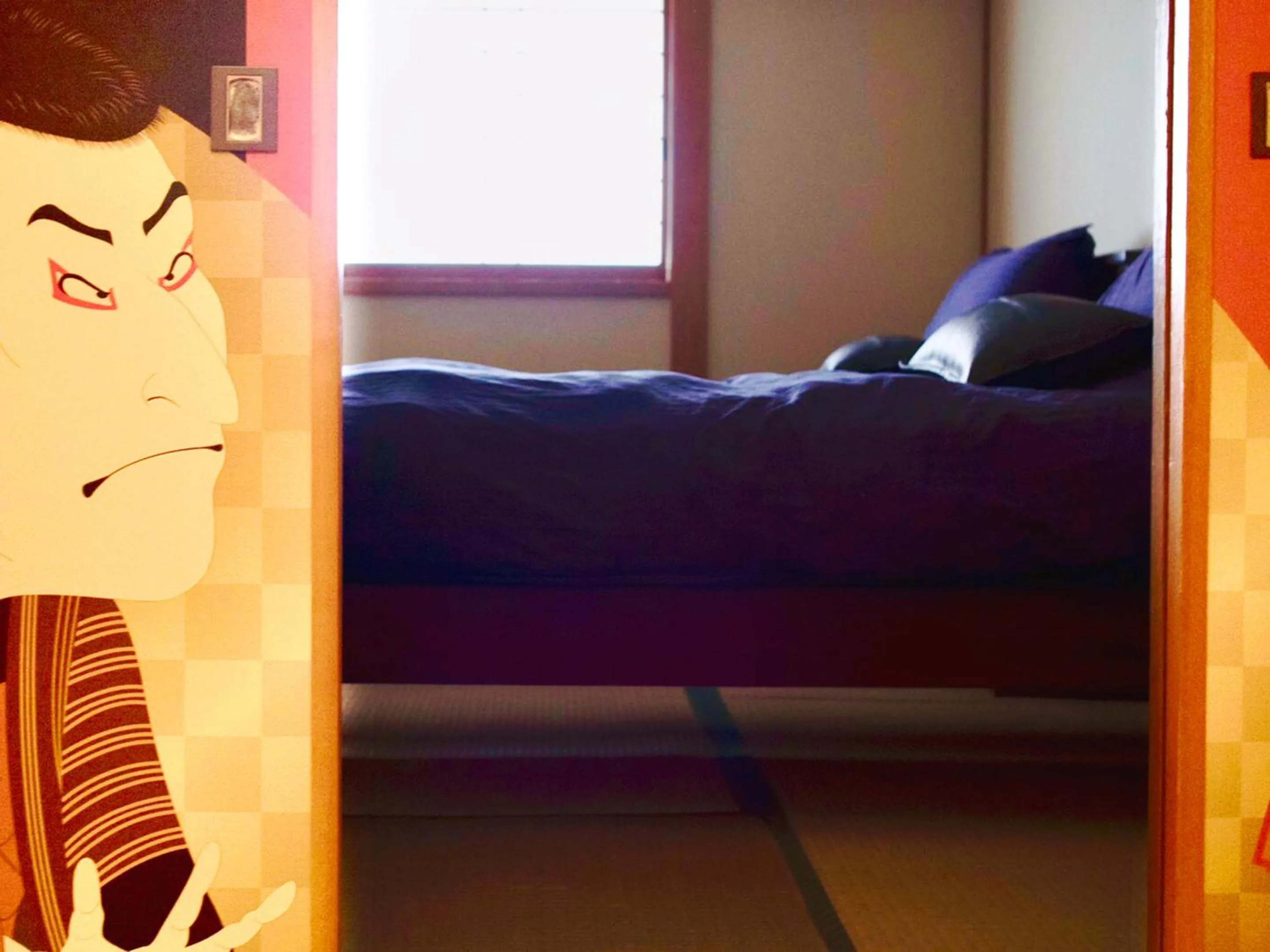 Bedroom, Bed in Guest House Sakurakomachi