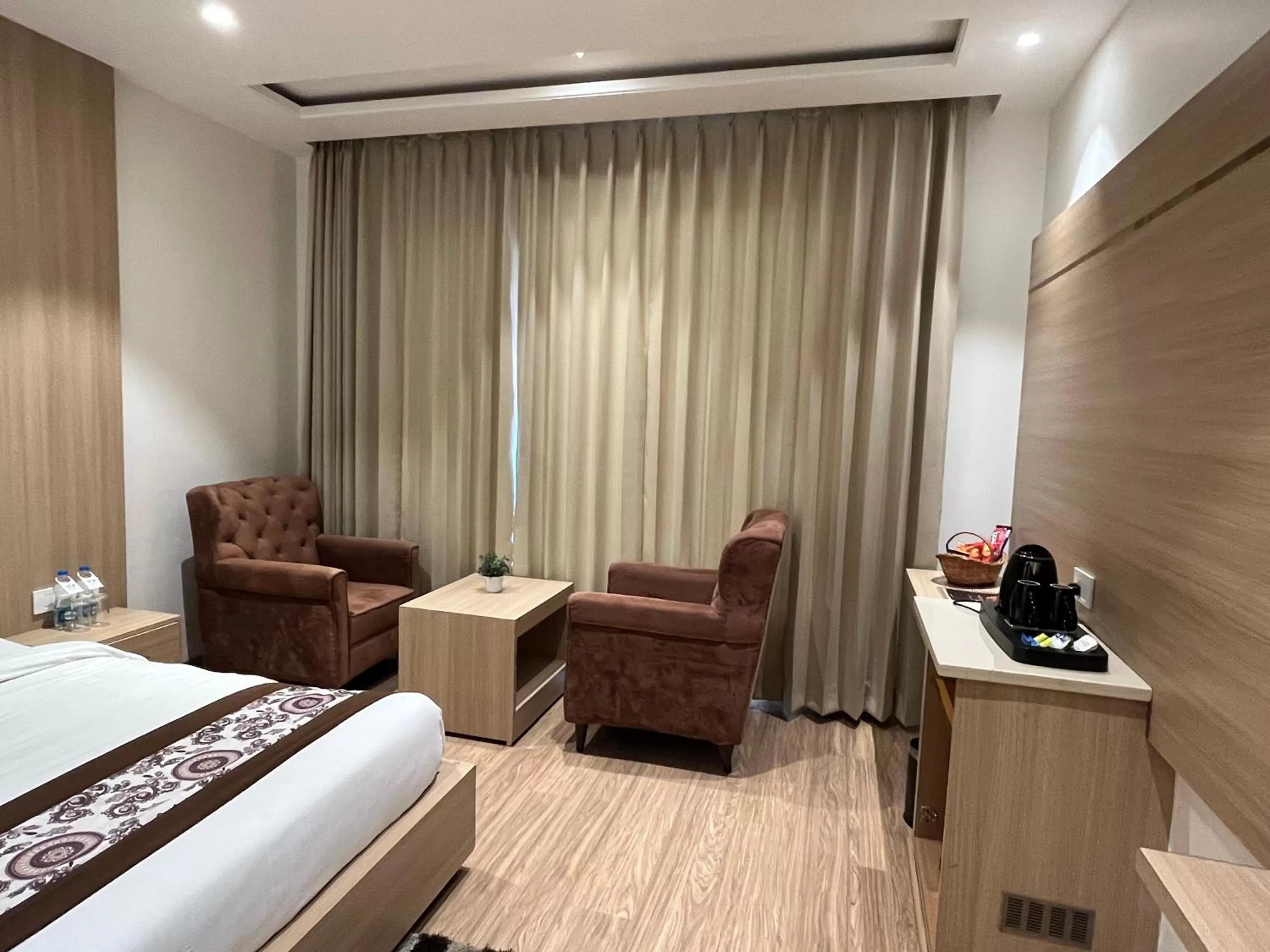 Seating area in RRV Hotel