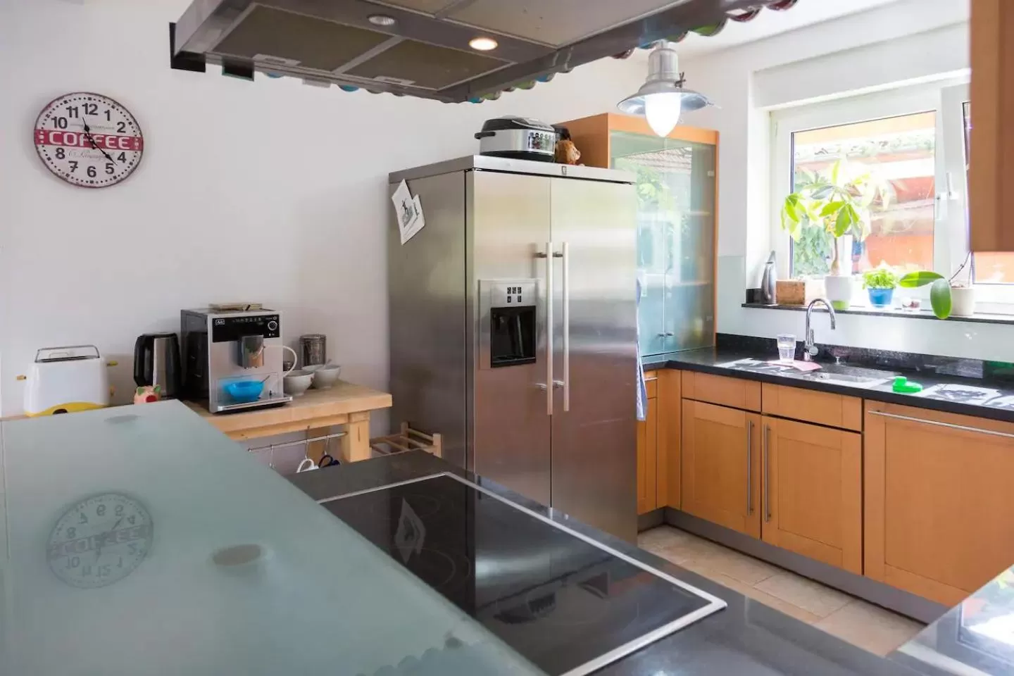 Communal kitchen in Schönste Lage am Rhein in unmittelbarer Stadtnähe, B & B