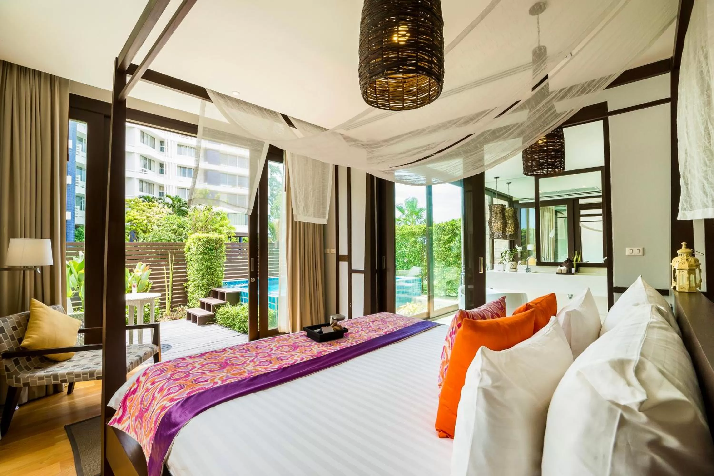 Bedroom, Bed in The Rock Hua Hin Beachfront Spa Resort