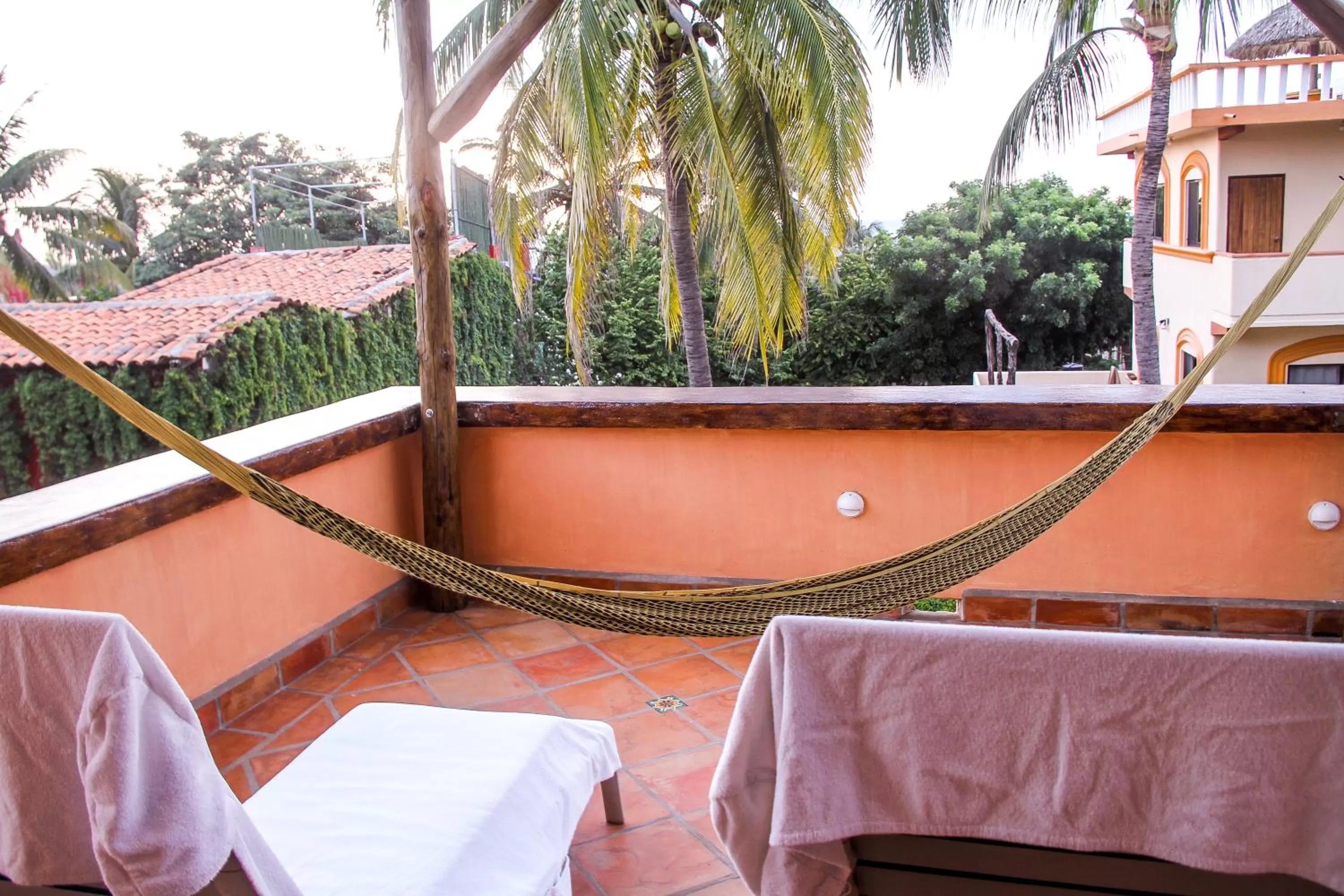 Patio in Hotel Casamar Suites
