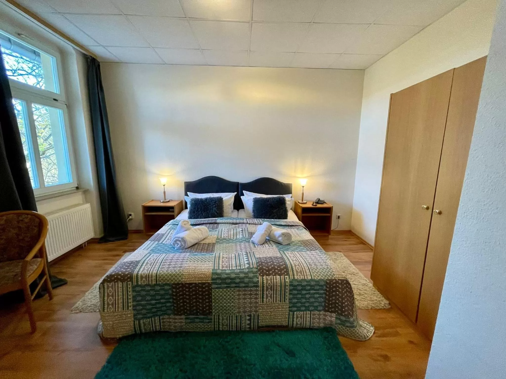 Photo of the whole room, Bed in Parkhotel Waldschlösschen