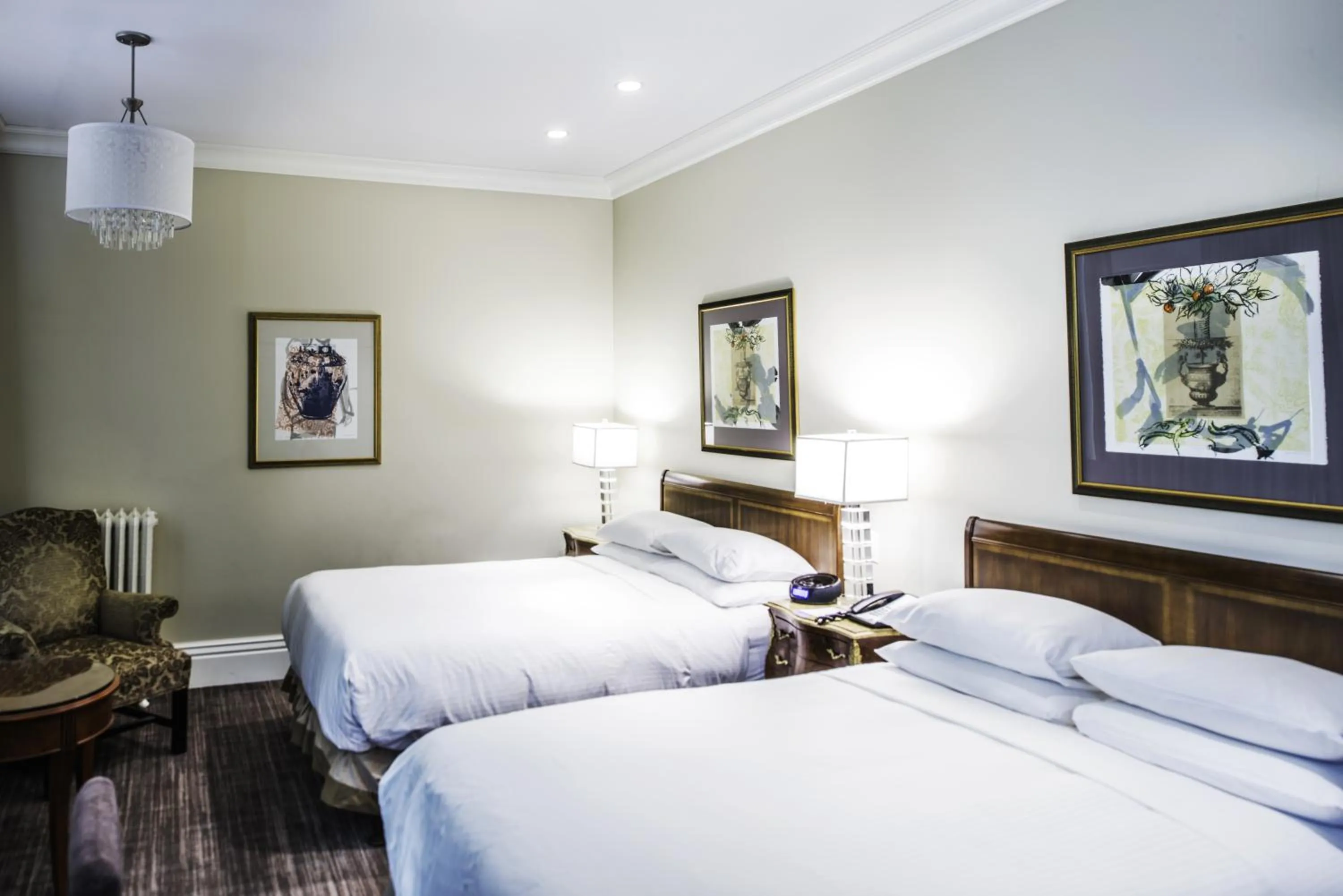 Decorative detail, Bed in Victorian Hotel