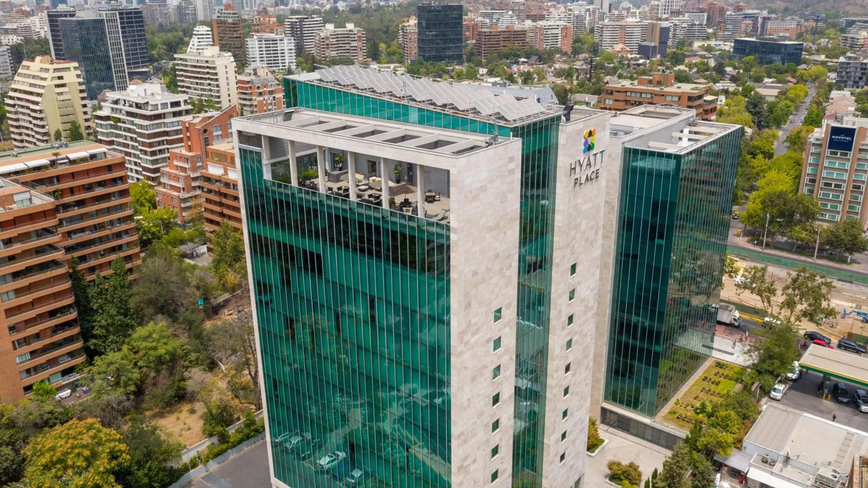 Bird's eye view in Hyatt Place Santiago/Vitacura