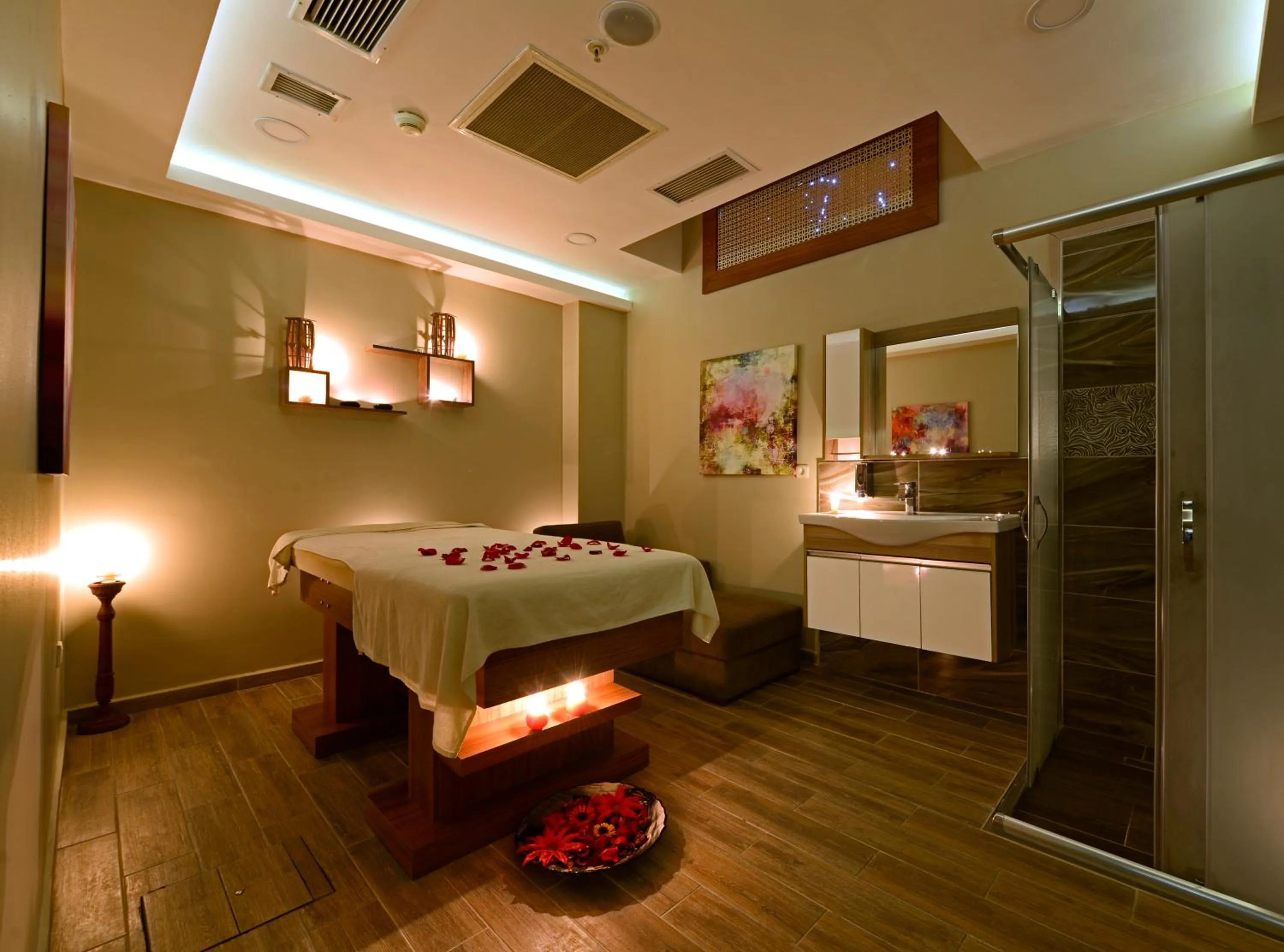 Spa and wellness centre/facilities, Bed in Euro Park Hotel Bursa